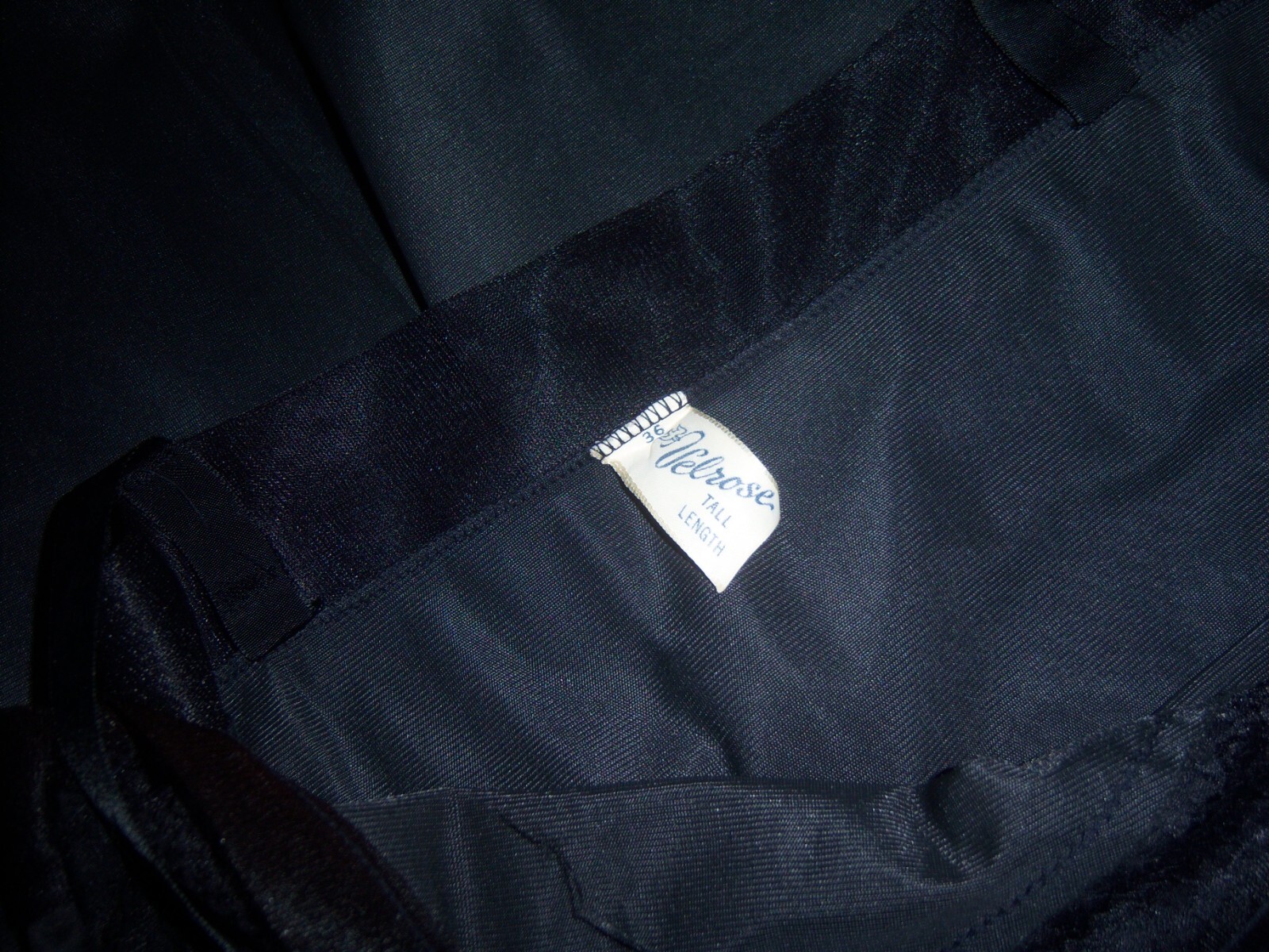 VINTAGE 1960s by VELROSE SILKY NYLON LINGERIE FULL SLIP Tall sz 36