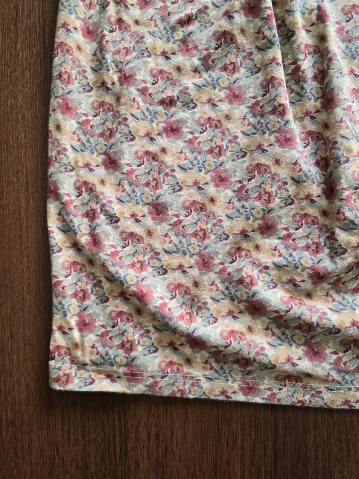 Vintage 1990s Floral Grunge Maternity Baby Doll Dress. Womens Large Made in USA