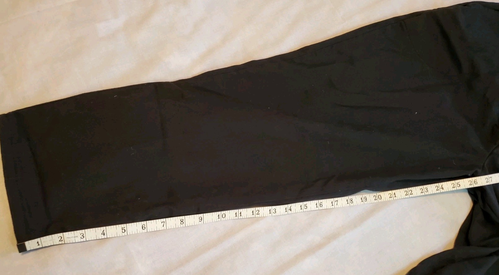 Vintage Chic Pants Womens 14 PETITE Black Pull On Elastic Waist Straight Casual