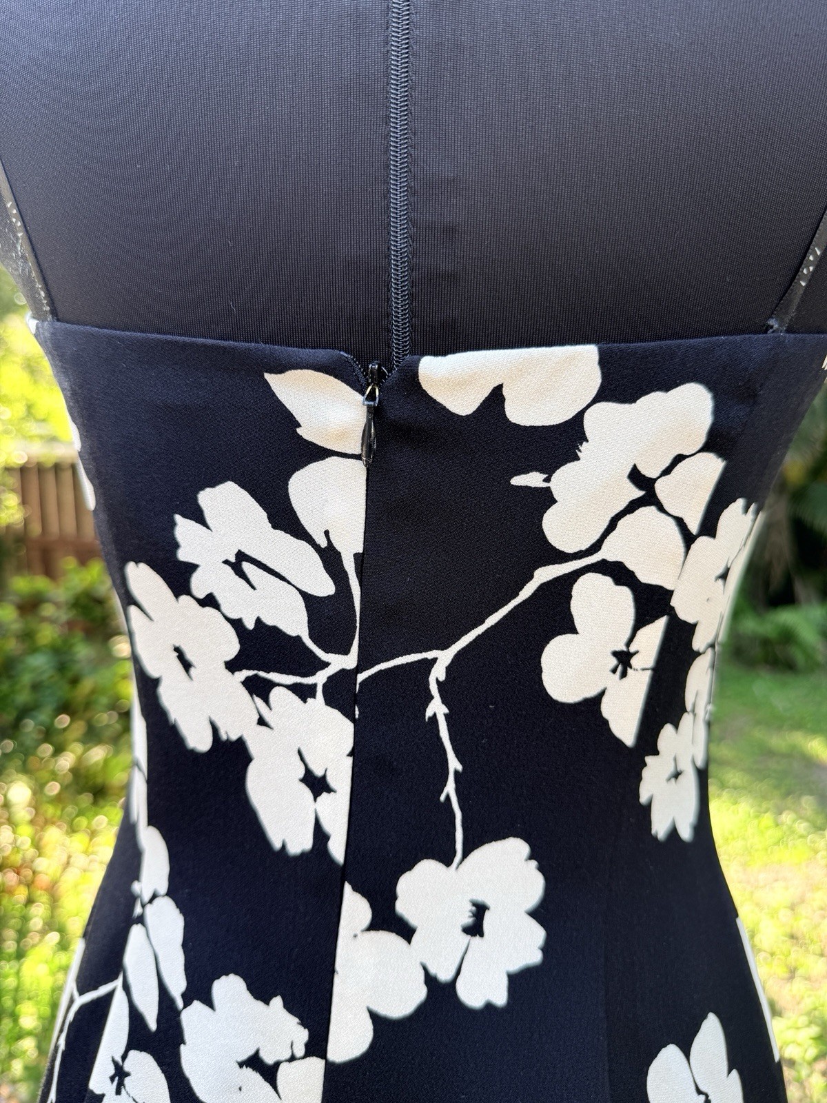 Vintage 90s 2000s David Meister Silk Floral Strapless Mini Dress