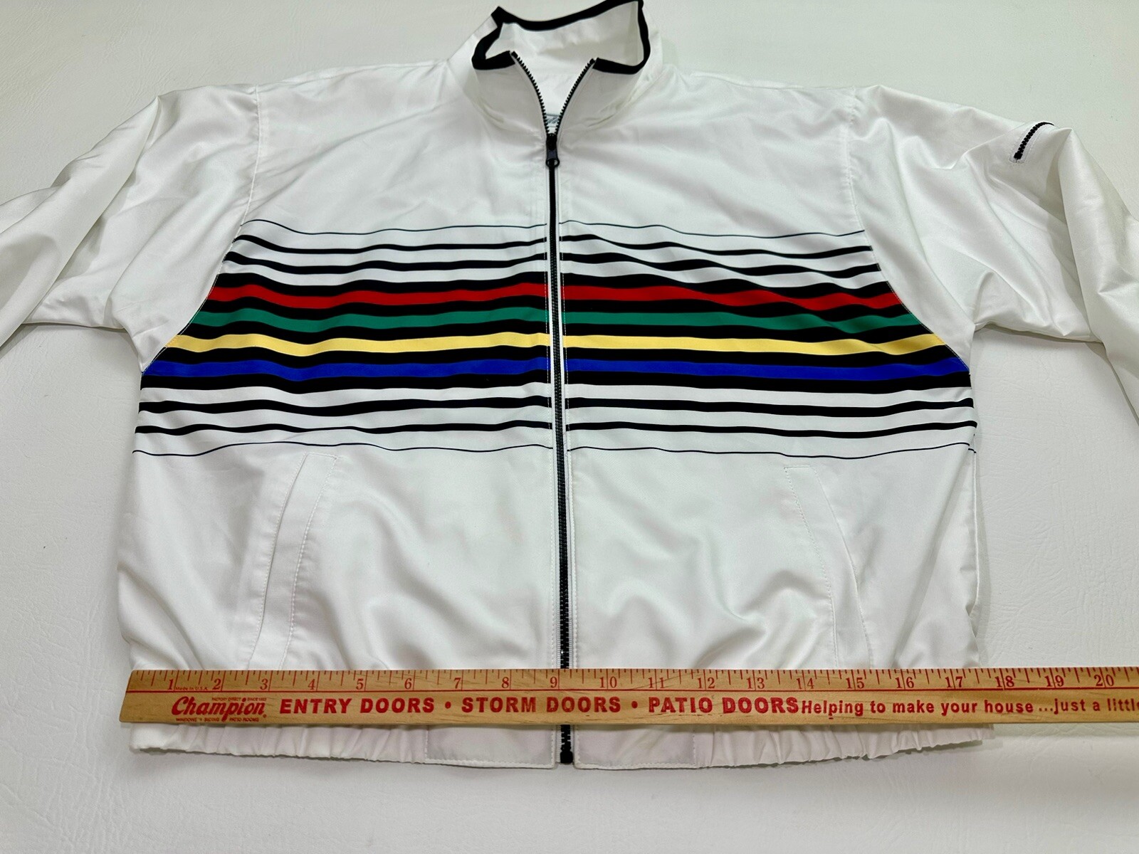 Vintage TAIL Tennis Jacket & Pleated Mini Skirt Set 90s Geometric Size M/12 USA