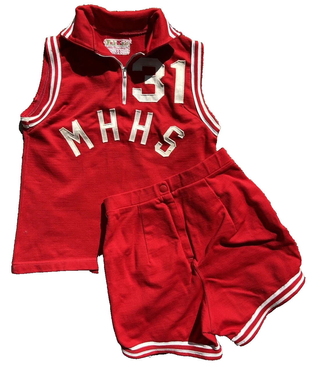 Vintage Girls Basketball Uniform Morris Hills High School MHHS Jersey No. 31