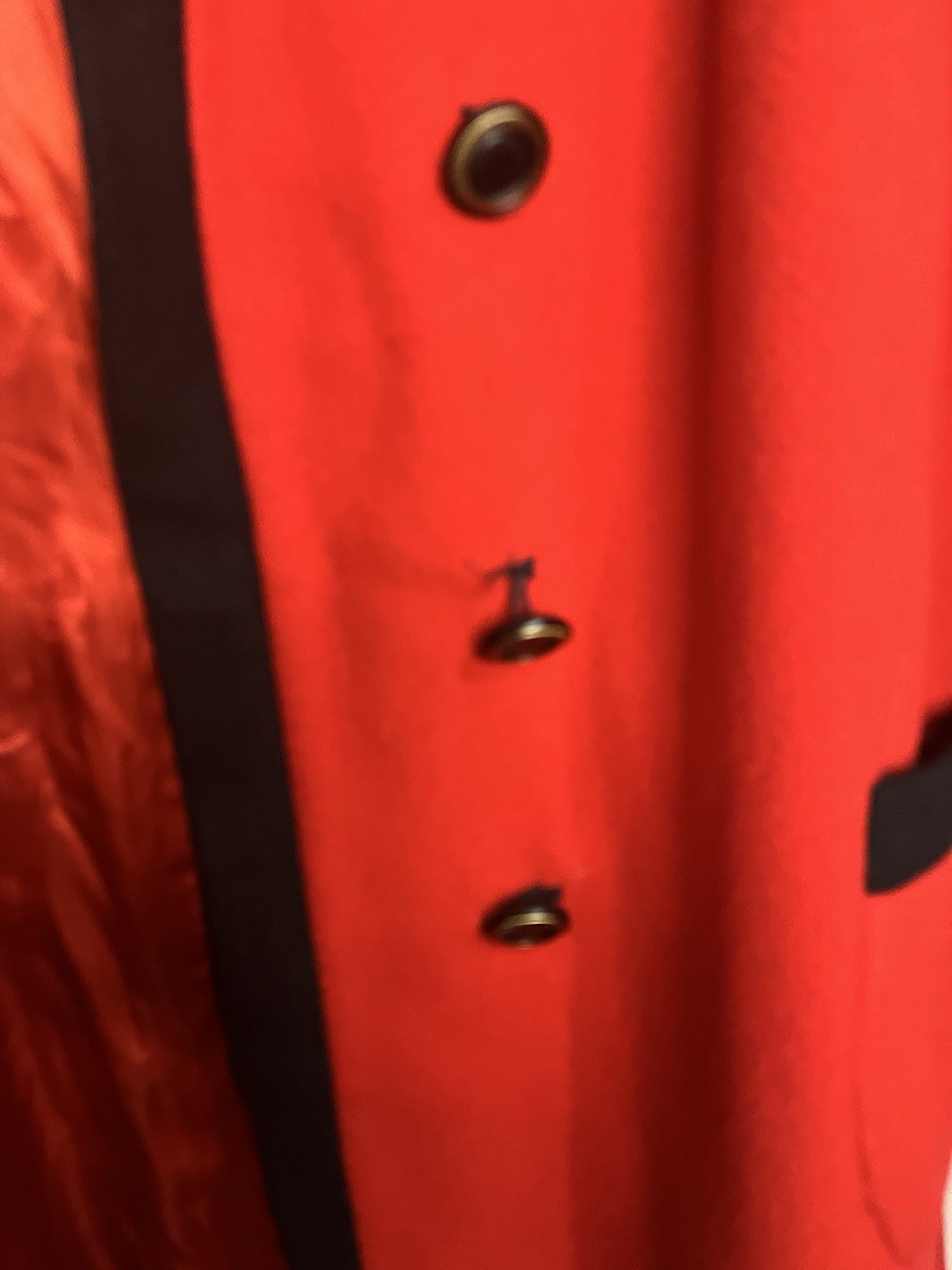 Vtg 60s Bromleigh Red Coat