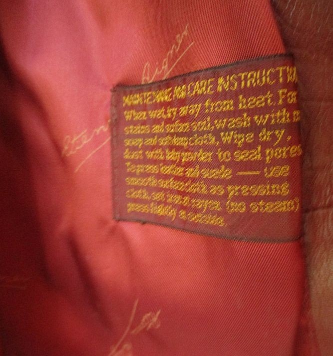 VTG Etienne Aigner Leather Trench Coat Women’s 10 Lined Burgundy Belted Mid