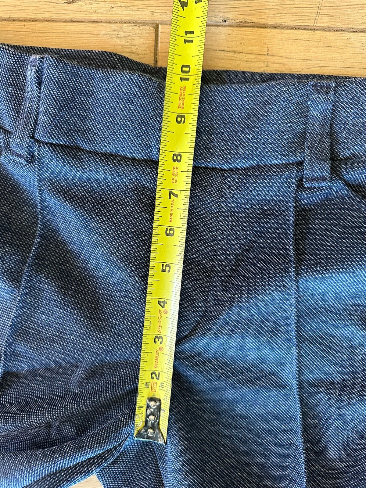 NOS H Bar C Ranchwear Vtg Womens Flared Pants Rodeo Cowboy Tomboy Blue-28” Waist