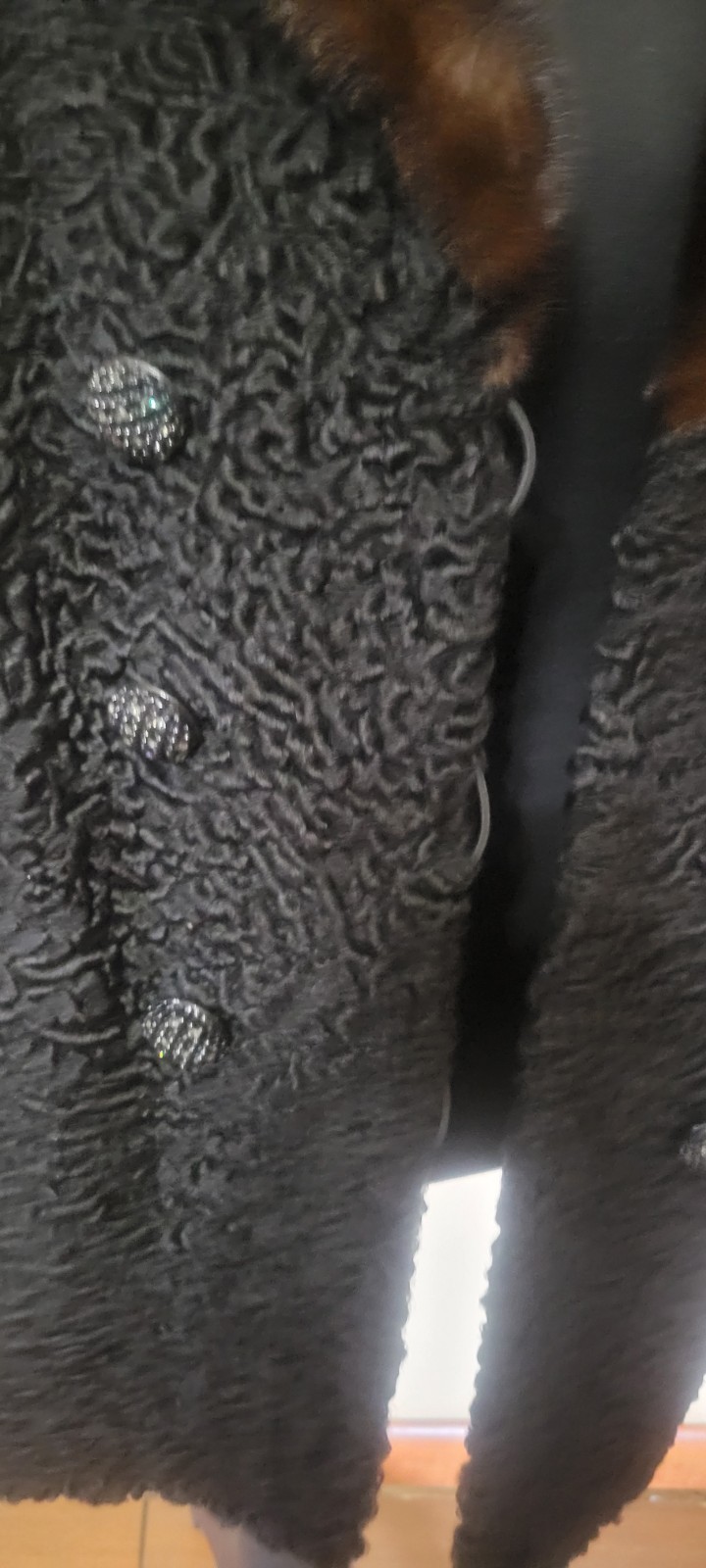 Azen Furs Of Pittsburgh Mink And Persian Lamb Vintage Custom Coat