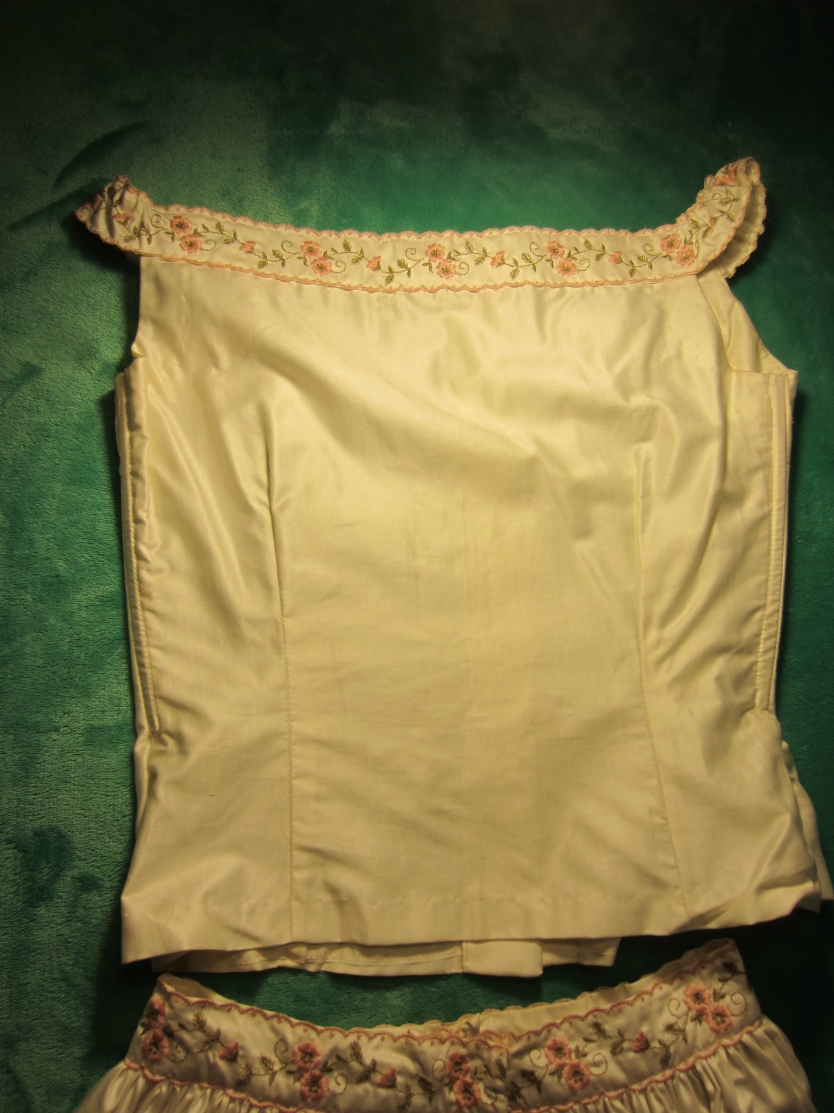 VTG~Sleeveless Top/Button Down Front w/ Flowing Swing Skirt~Small~CABANA Sportsw