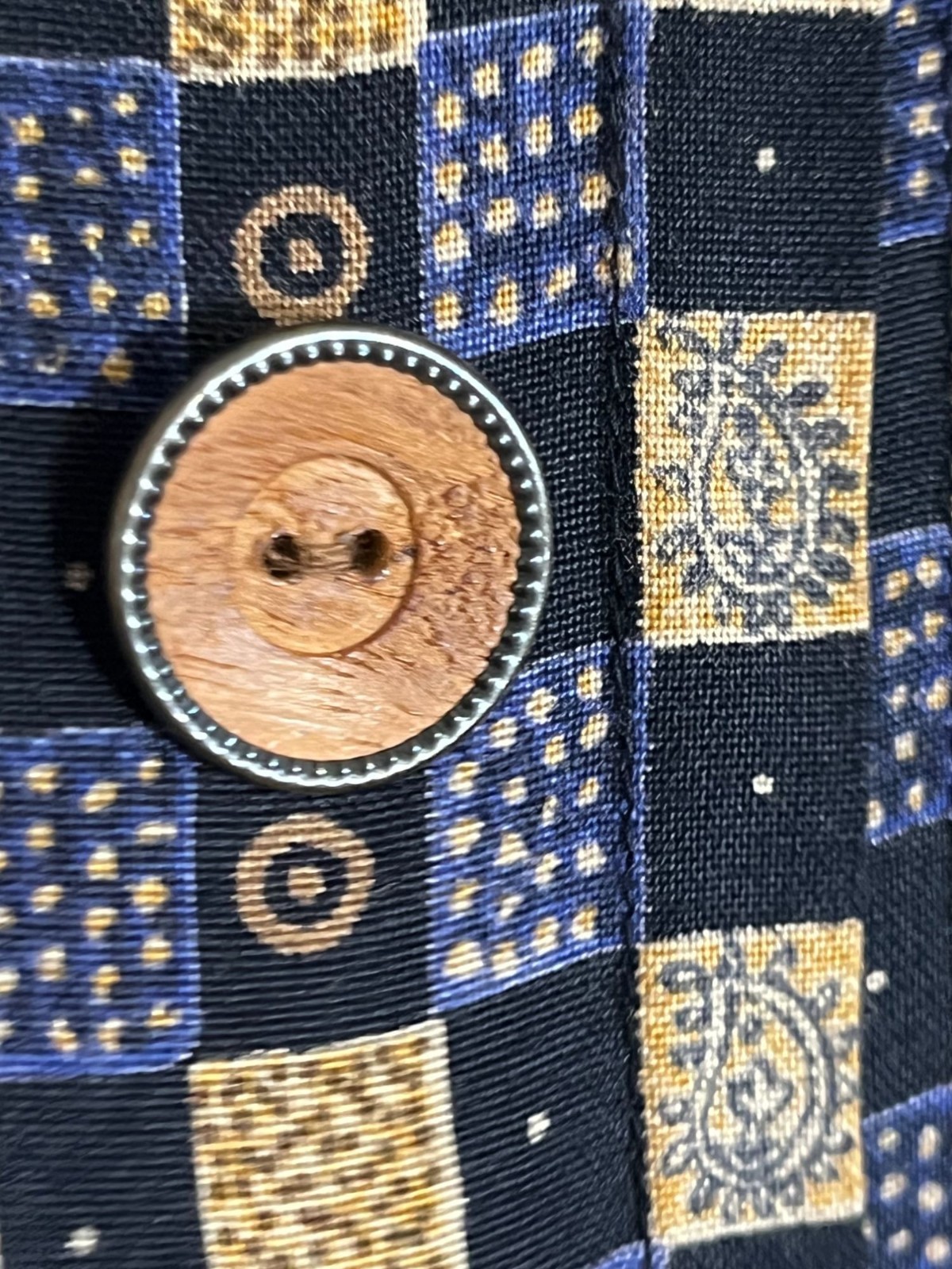 Vintage Plaid Maxi Dress Blue 14 Pleats Geometric Belt Boho Indie Folk Festival