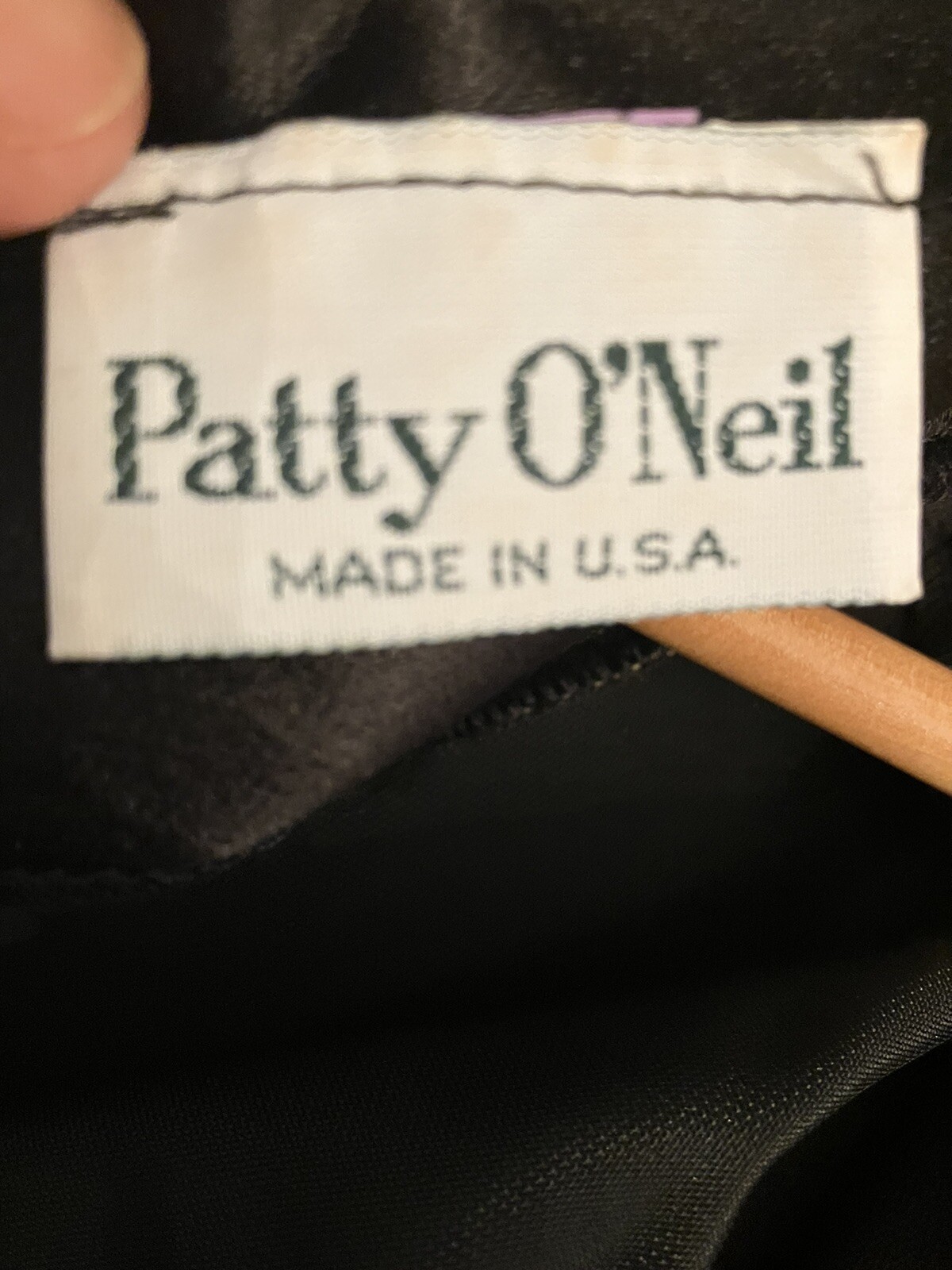 1980s Patty O`Neil Velvet & Plaid Taffeta Evening Dress, Ruching & Bow Size XS-S