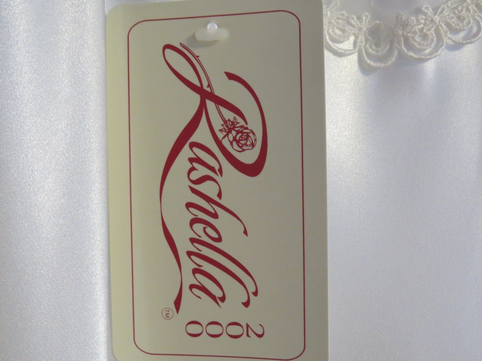 Vtg Rashella 2000 White Delicate Nightgown Feminine Original Tags Size XL