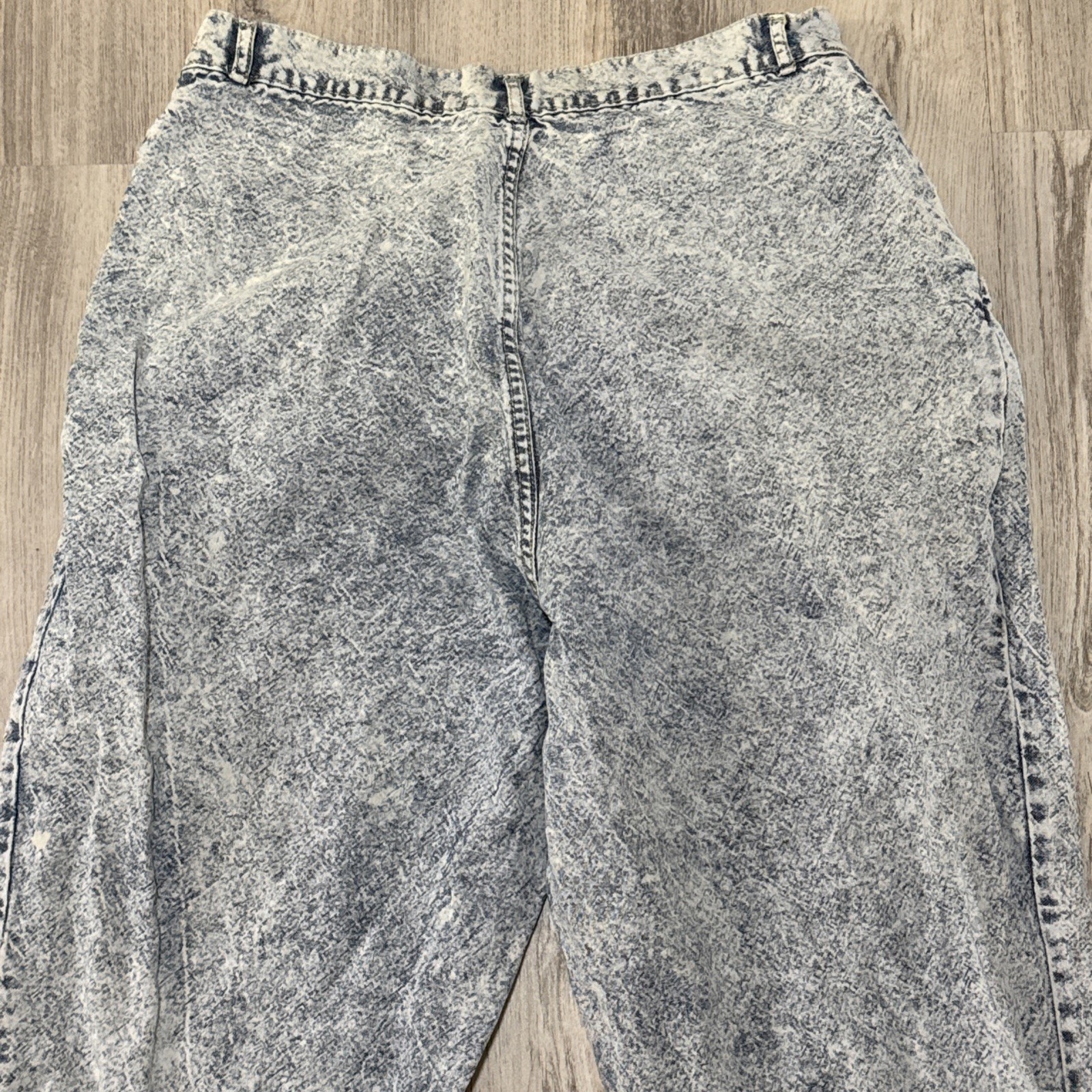 PS Gitano High Waist Pleated Tapered Mom Jeans Sz 16 Long Acid Wash 80s Vintage