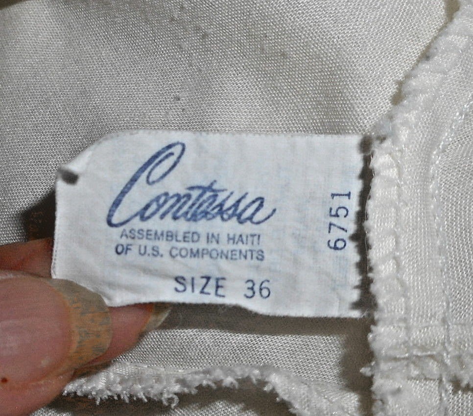 Vintage Slip, Contessa, poly-cotton-blend Ivory Lace mint 36