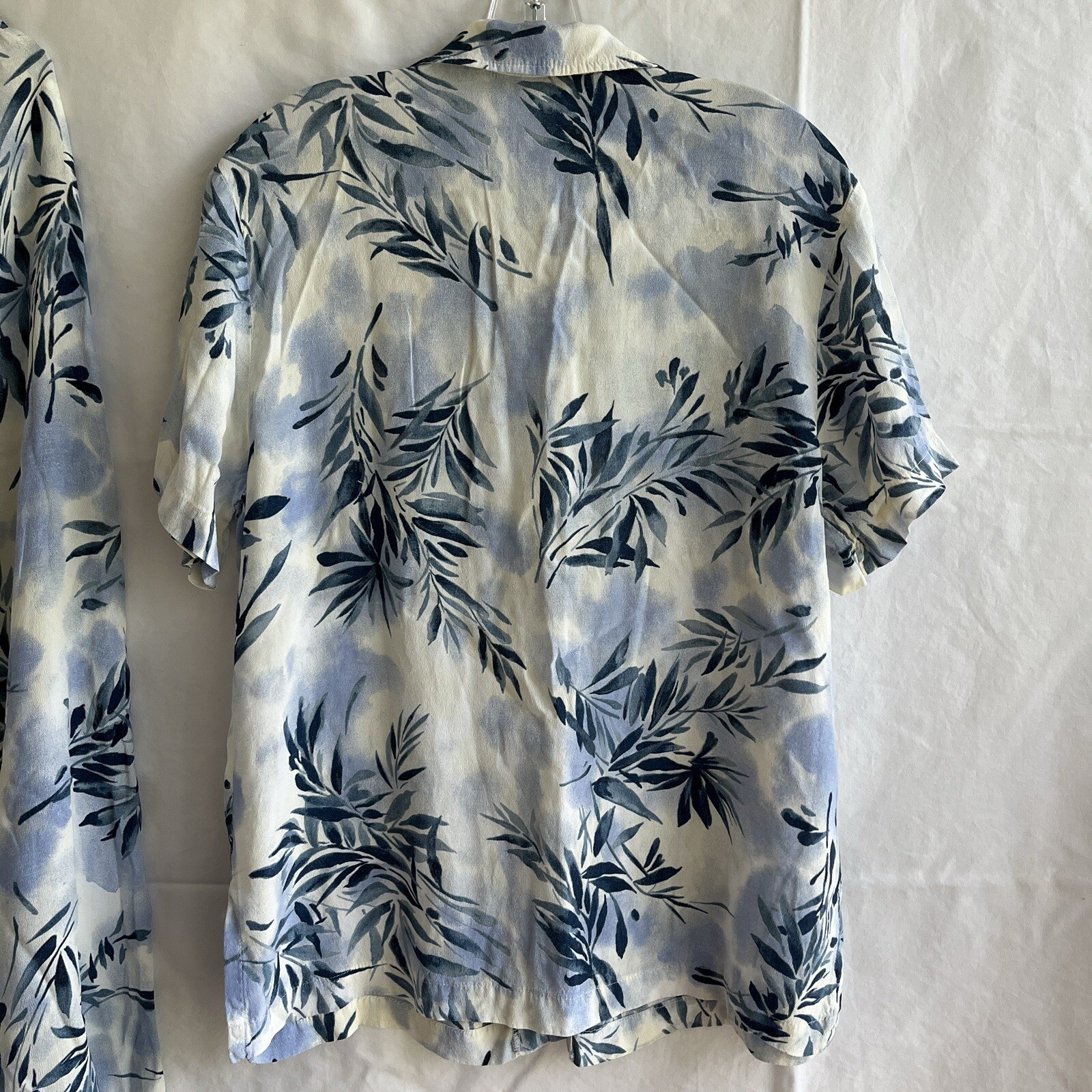 John Paul Richard Uniform skirt set, 100% rayon, tropical print, vintage, Size M