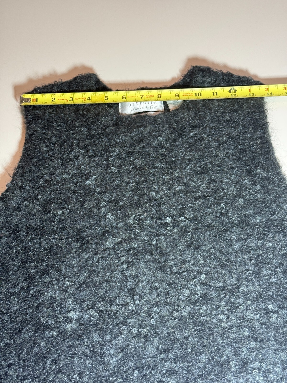 Vintage Portraits By Northern Isles Women Hand Made Mohair Blend Vest Size M/M