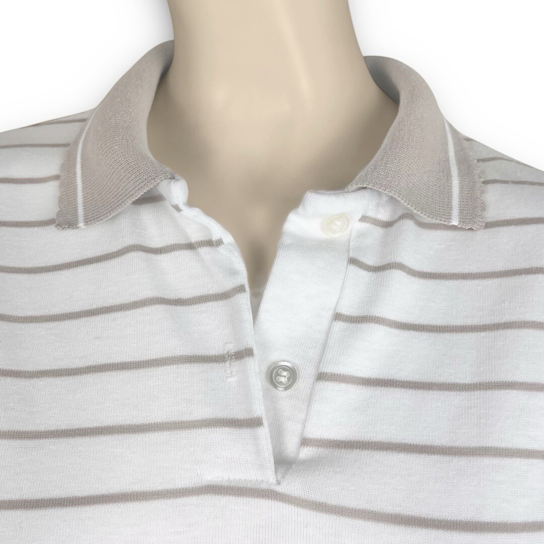 80s Vintage Golden Wings Short Sleeve Polo Shirt Sz Large Preppy Country Club