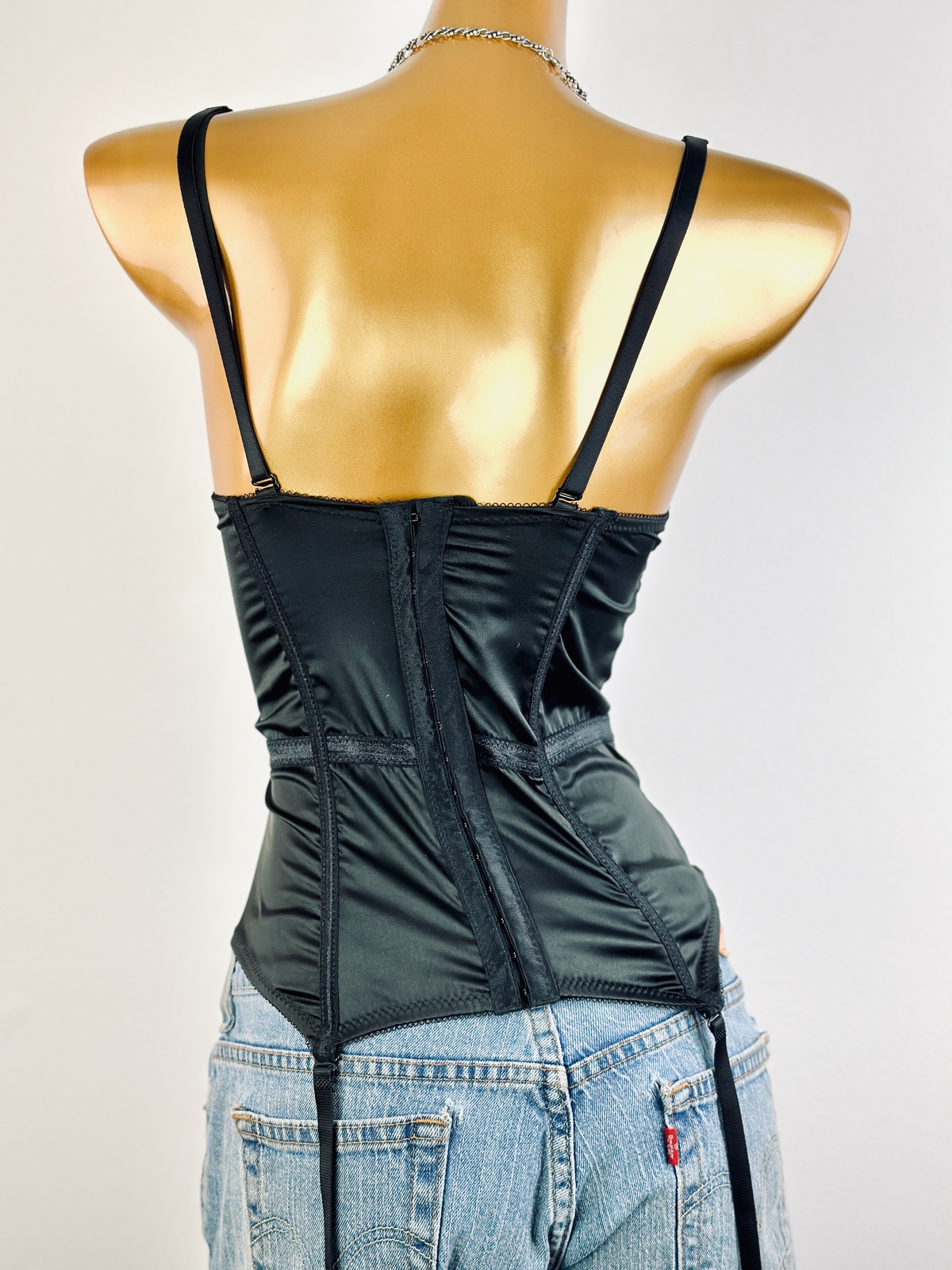 Frederick’s of Hollywood goth bustier corset top lingerie