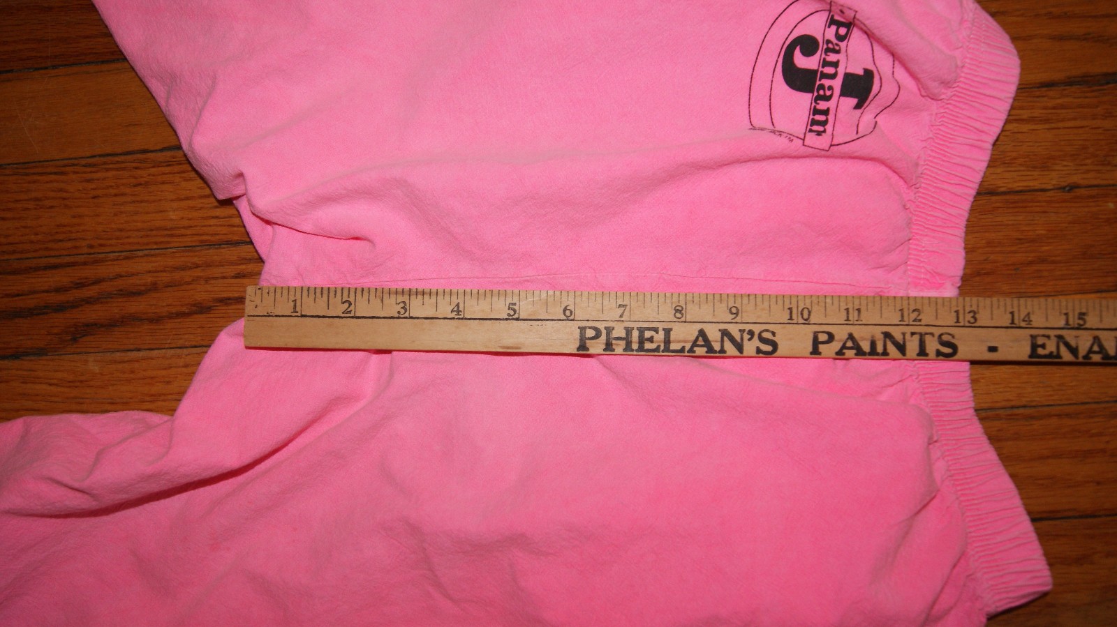 Vintage 90s Panama Jack Neon Pink Small Beach Lounge Pants USA Made Ocean