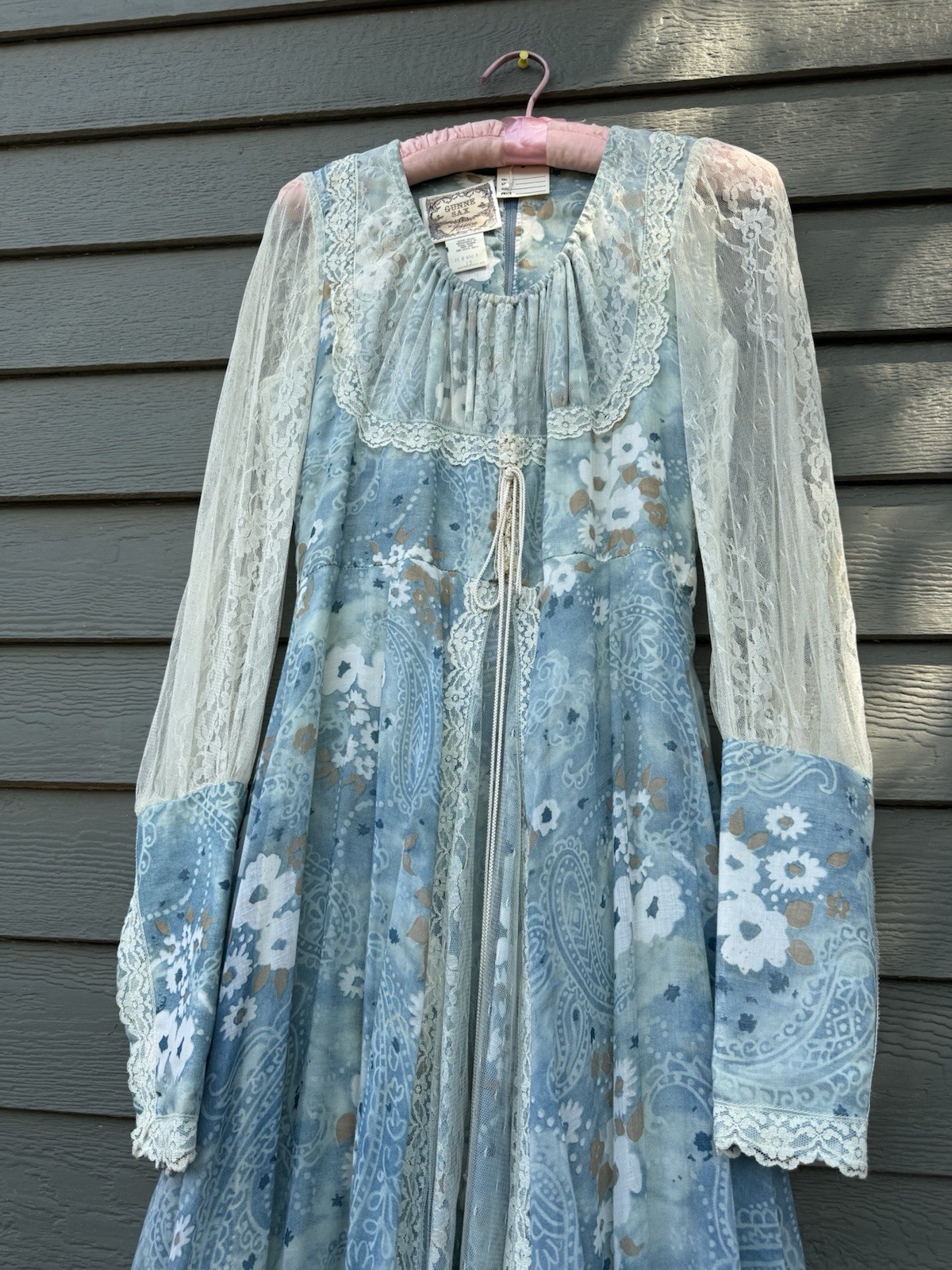 Vtg 1970s Gunne Sax “River Princess” Dress prairie wedding cottage boho hippie