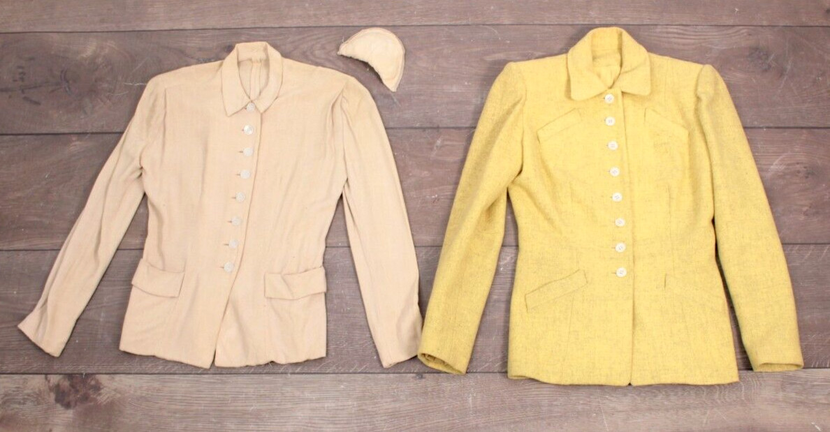 VTG Lot of 18 40s 50s AS IS Suits & Blazers Assorted Sizes & Colors 1940s 1950s