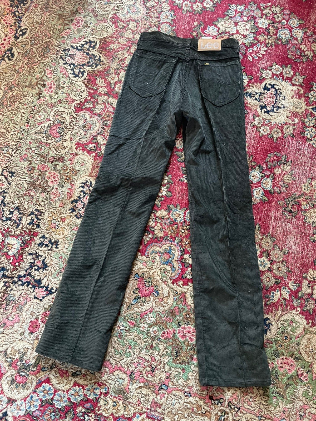 2 Pairs VTG 80s LEE Corduroy Pants Cord Jeans High Waisted 28 29 X 34L