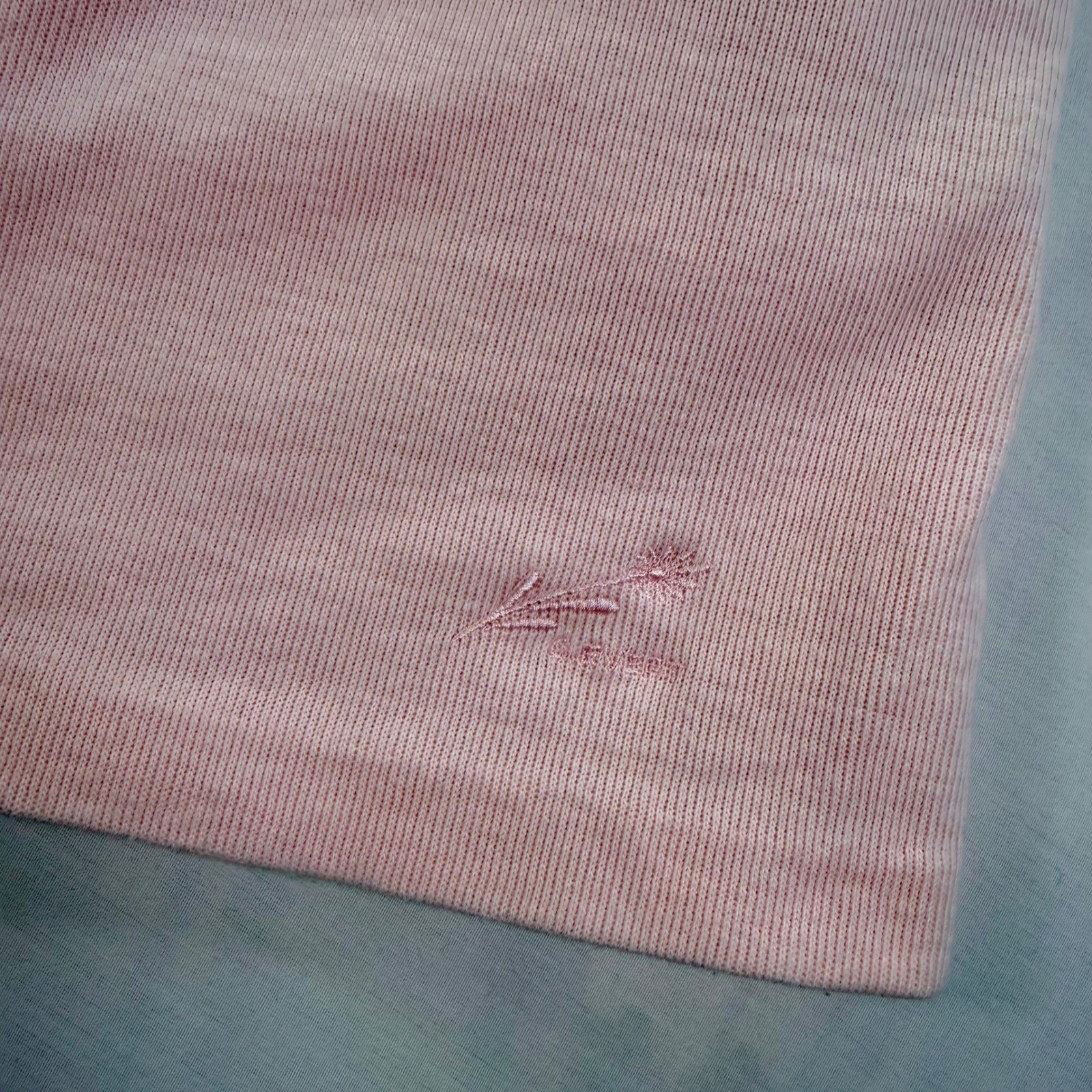 Vintage 70s Chris Evert Pink Tennis Skirt Preppy Cotton Blend Ribbed Mini L