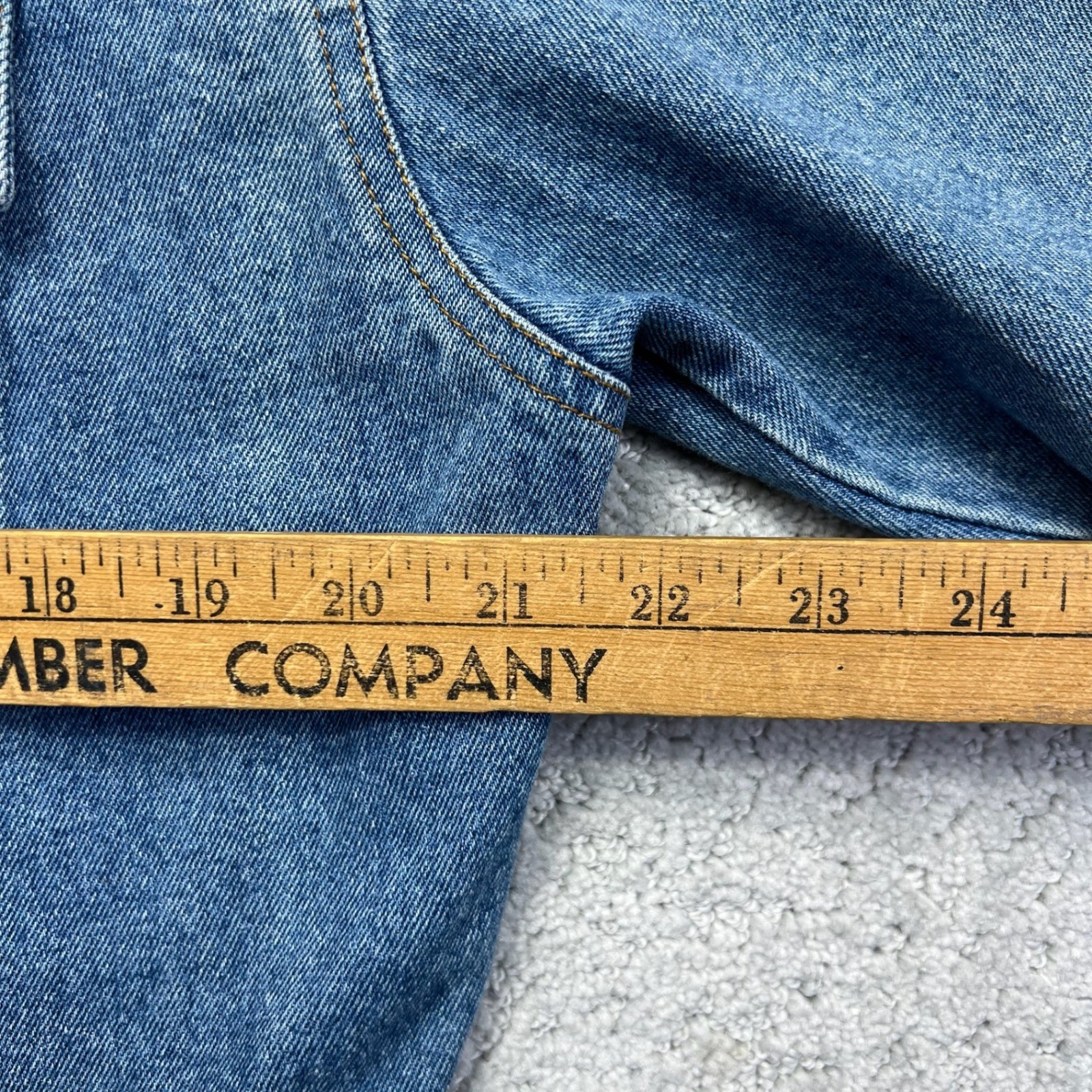 VINTAGE Tickets Clothing Denim Jacket Womens Small Blue Cropped Trucker Western