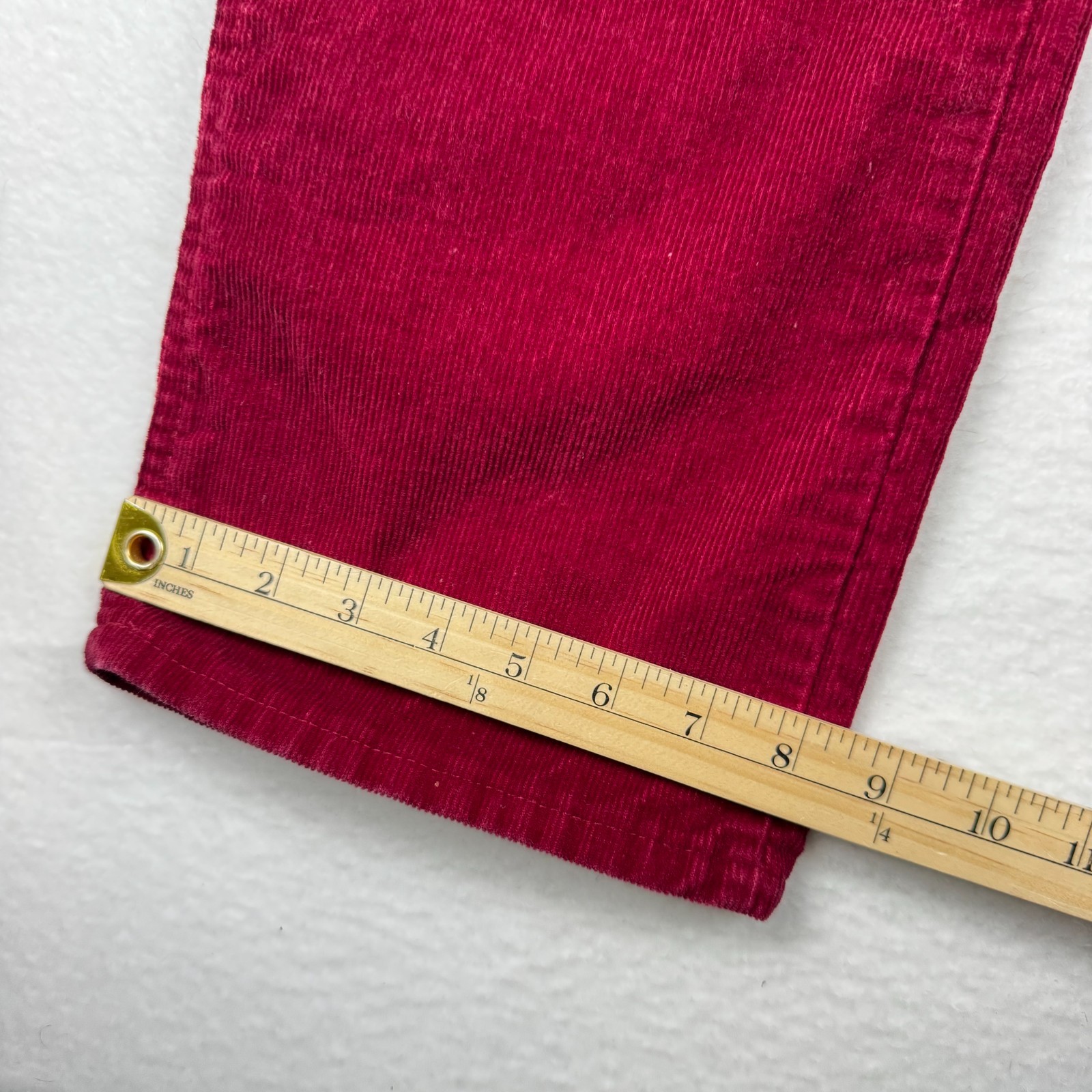 VTG 70s Sears Roebuck Jeans That Fit Women’s 10 26×30 Red Corduroy Talon 42 USA