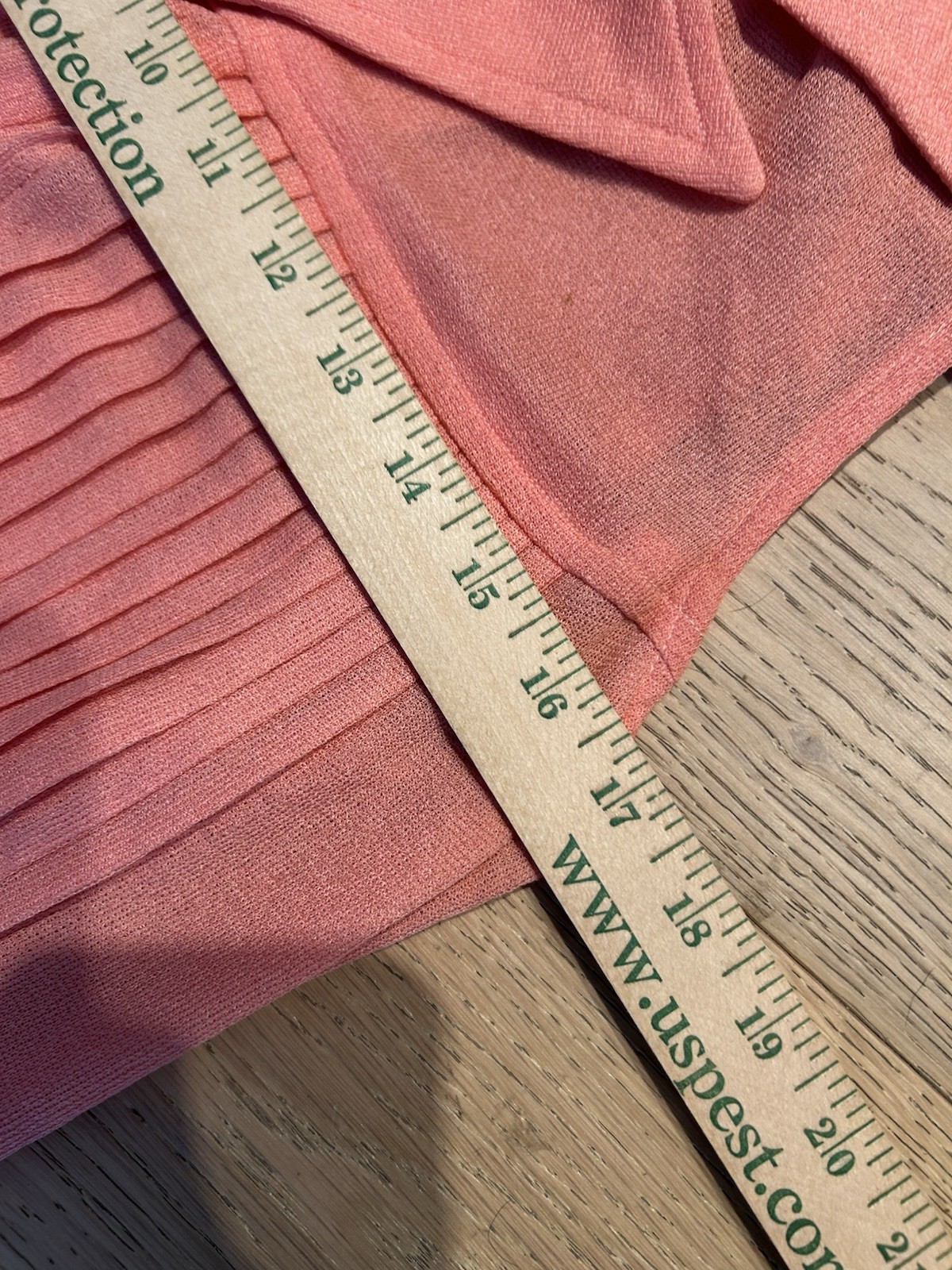 Vintage 1970’s Gino Paoli Dress Women’s Pink Pleated Fit Flare Italian