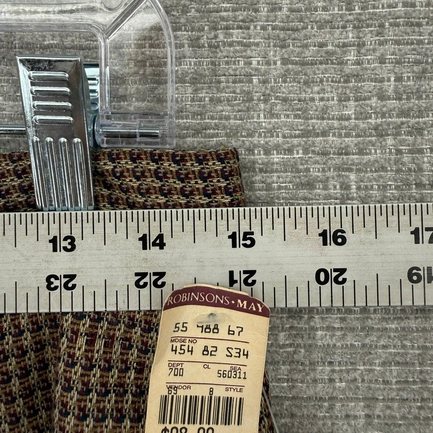Vintage Liz Claiborne Collection Skirt Women Sz 12 Brown Wool Blend Academia