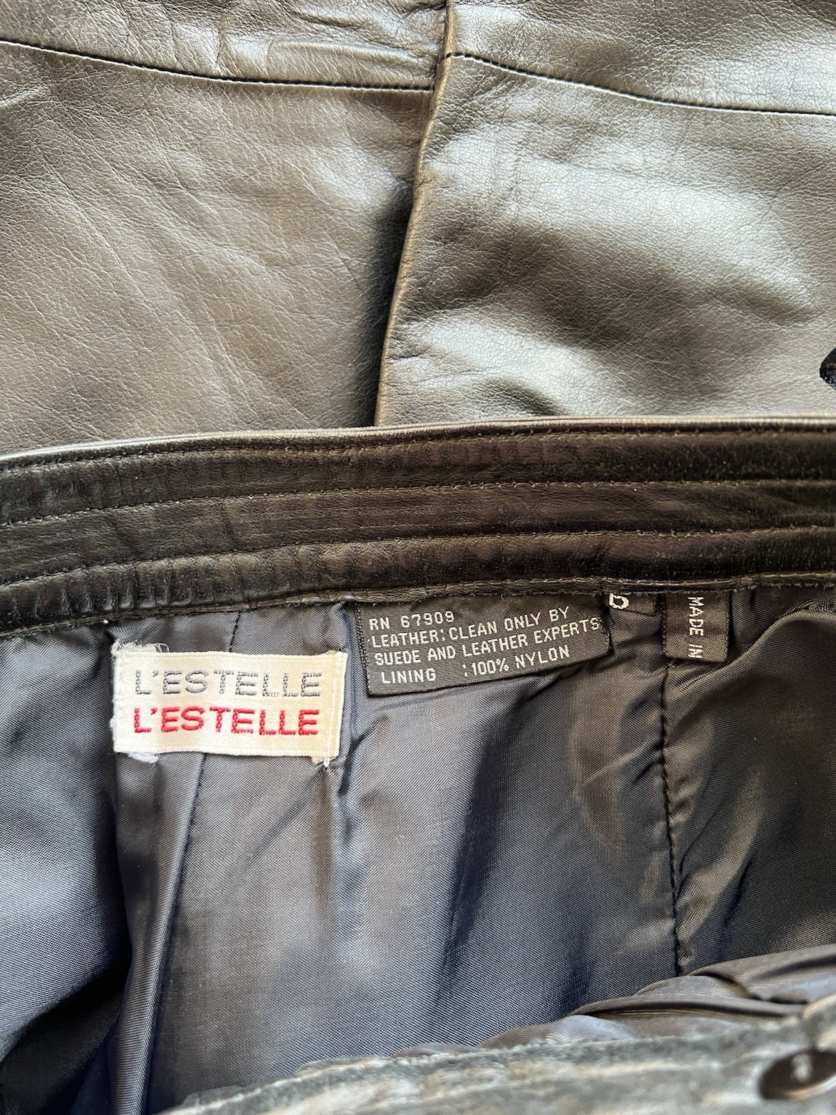 Vintage 80s Leather Trousers