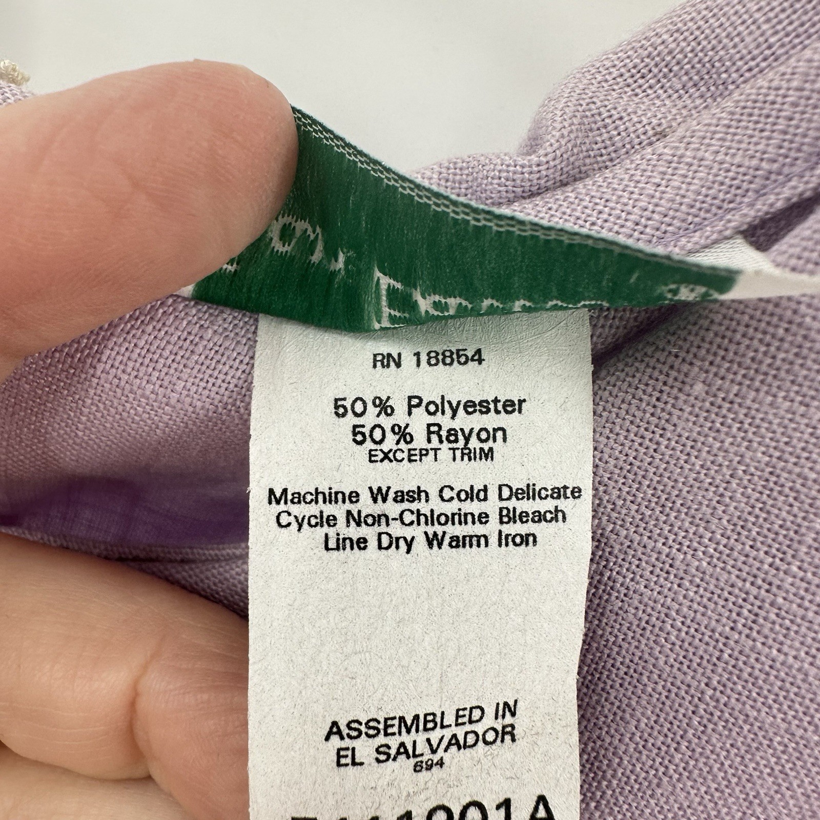 vintage 70S LILAC MIDI DRESS sundress LARGE cottagecore soft feminine twee