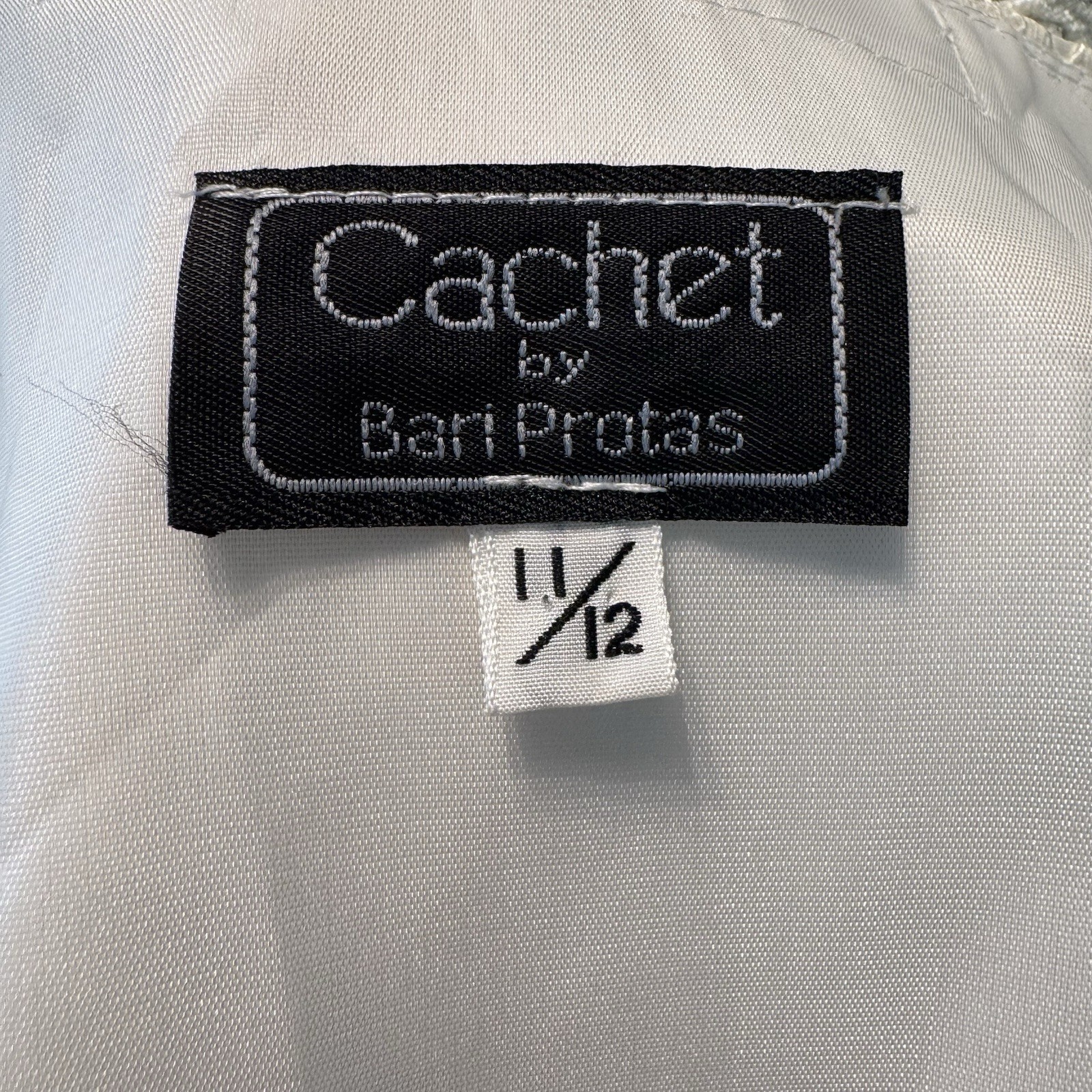 Vintage 80s Cachet By Bari Protas Lace Top Jacket Corset Sz 11/12 Victorian READ