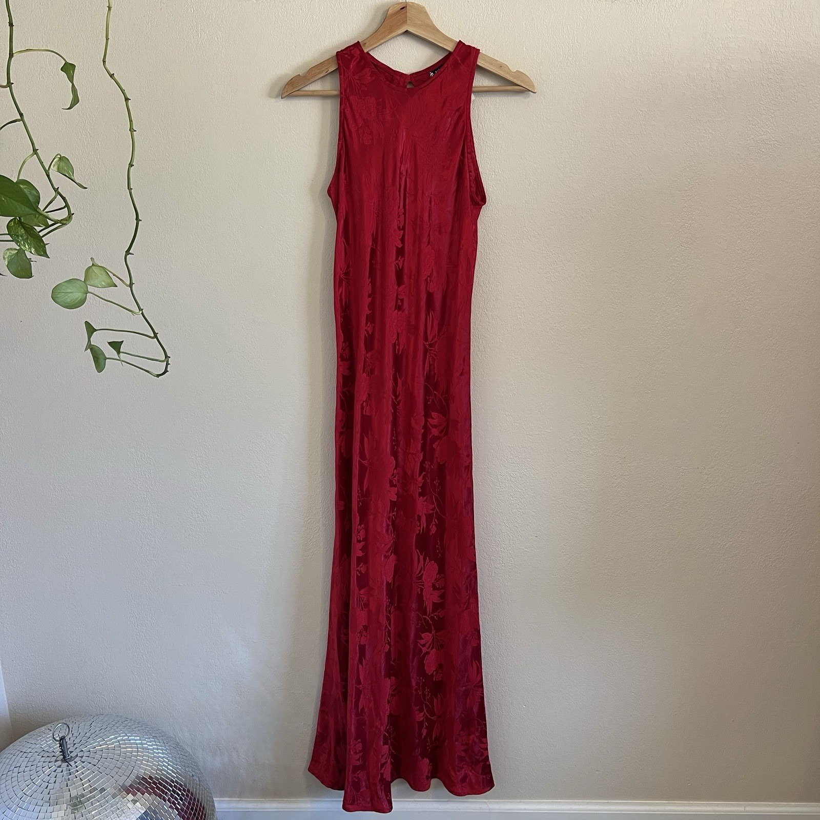 Vintage All That Jazz Satin Brocade Dress