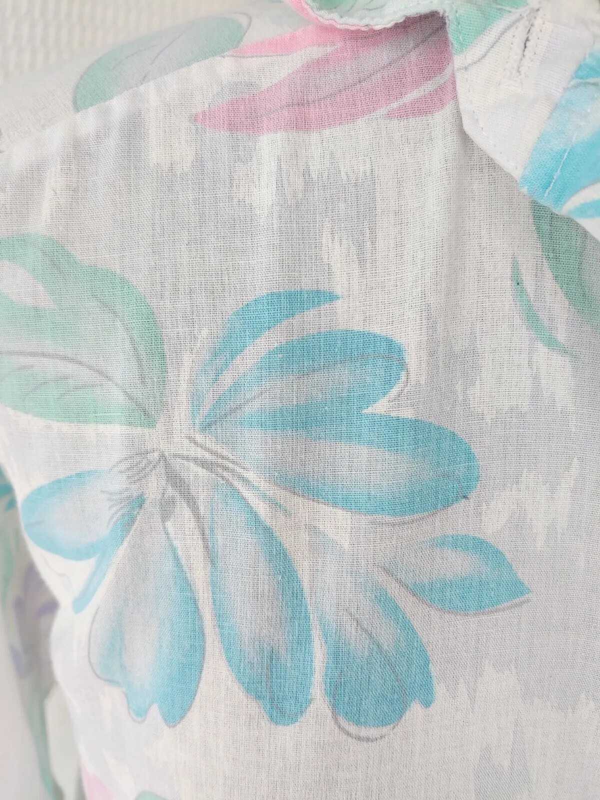 Vintage Ardmore Pastel Floral Button Down Shirt Size Medium