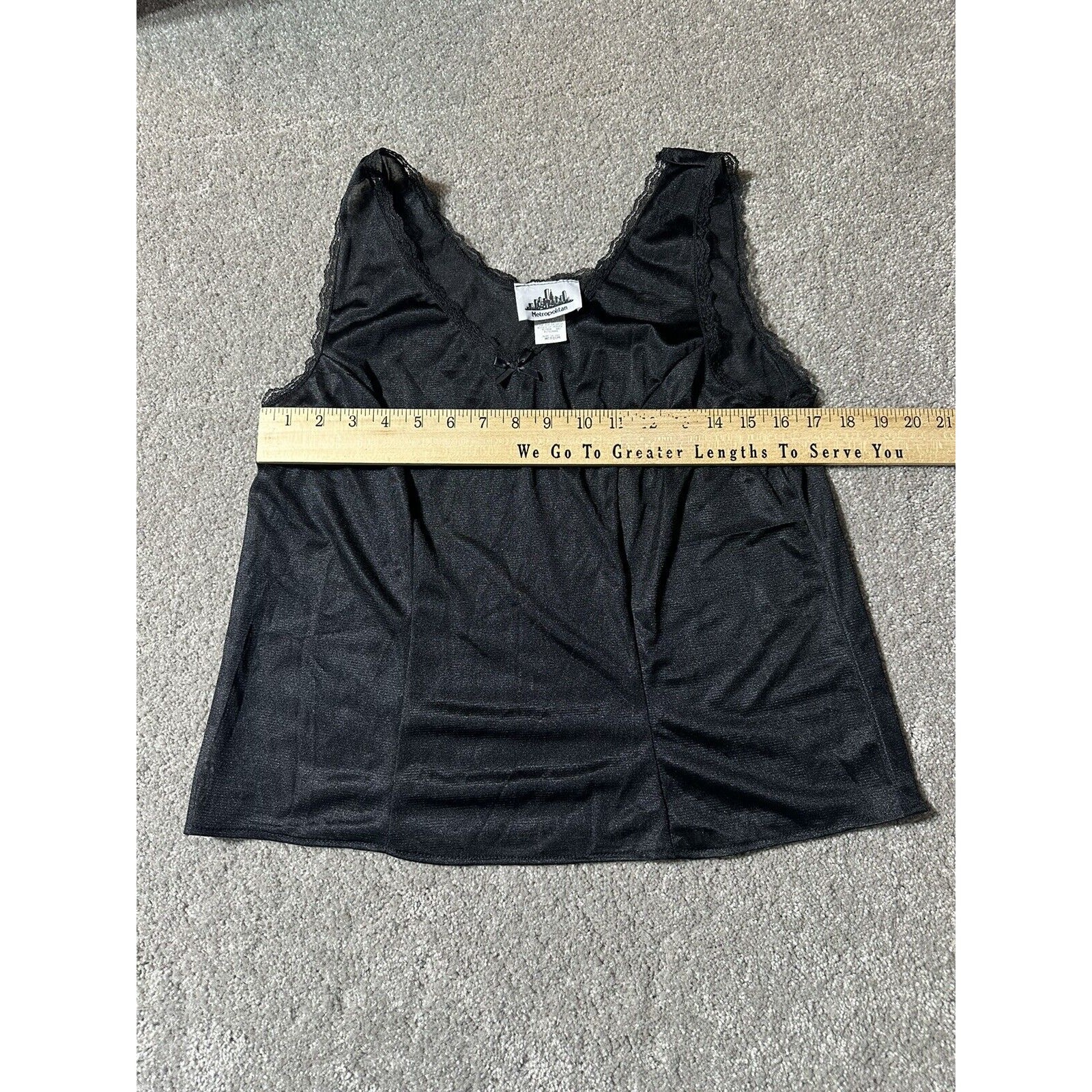 Vintage Y2K Cami Sz M Dark Coquette Romantic Layering Classic Feminine Boudoir