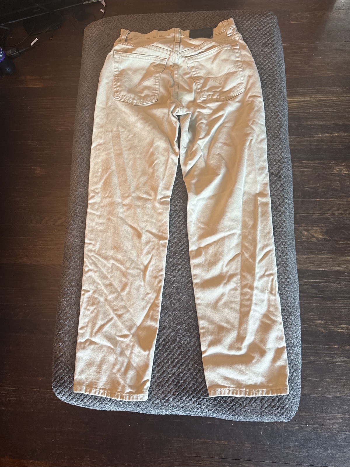 Vtg 90s Levi’s SilverTab Loose Fit Khaki Pants Womens Size 6 Made USA Workwear