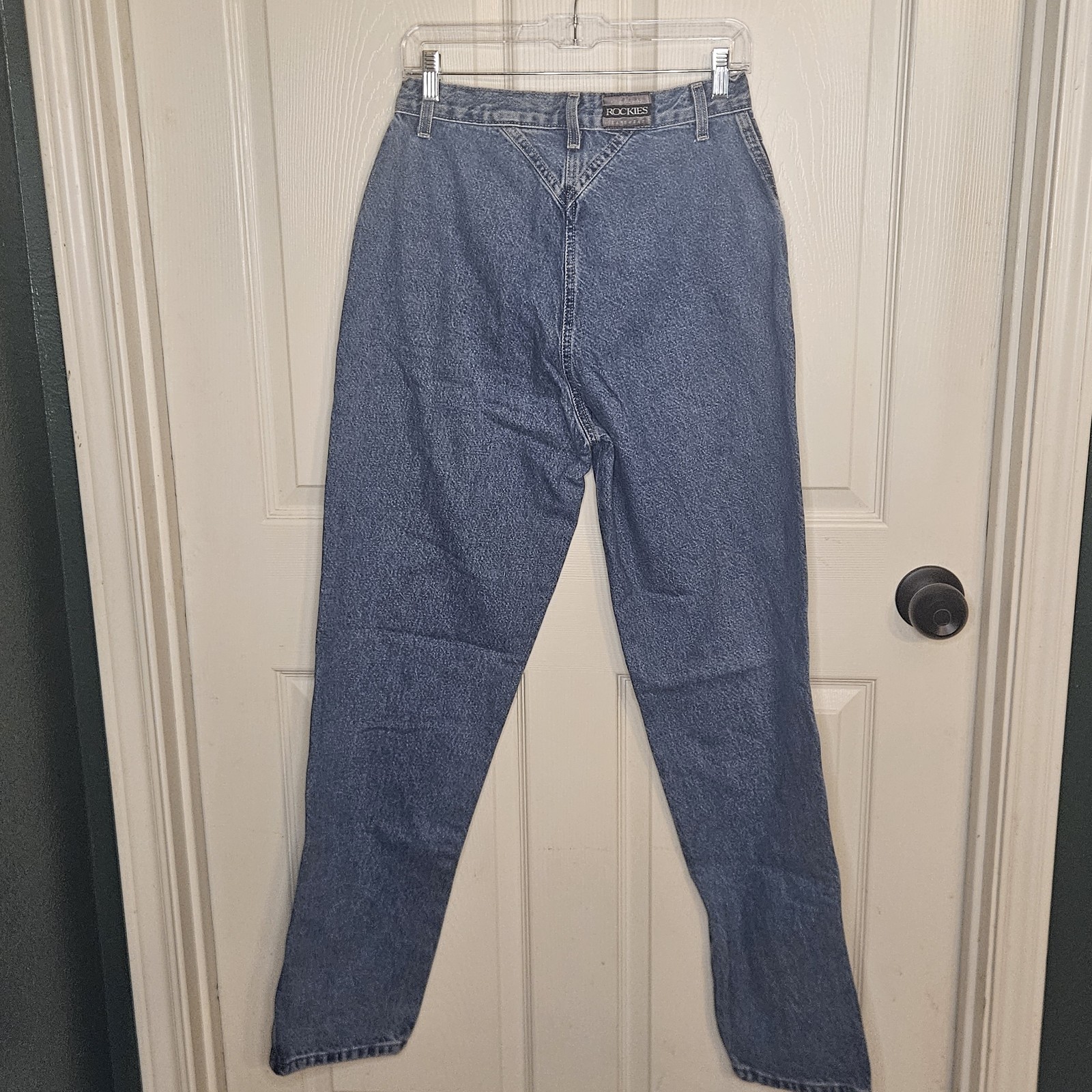 Womens Vtg 90s Rocky Mountain Bareback Jeans Sz 27W/36L Western Rodeo Cowgirl