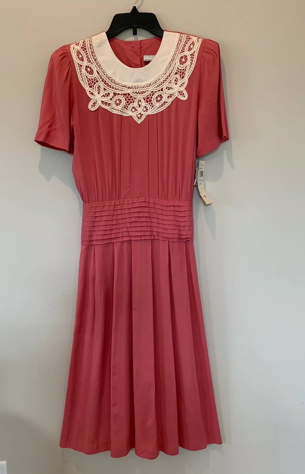 NWT Halmode Petites Vintage 80s Pink Size 10