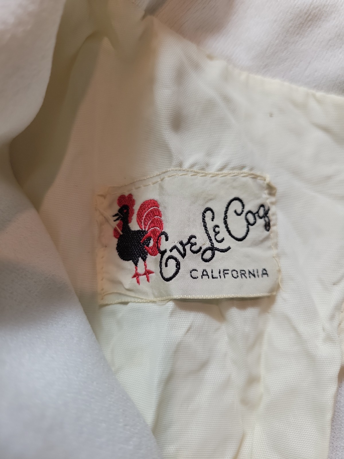 Rare Vtg 1960s Eve Le White Pleated Cheer Mod Tennis Dress