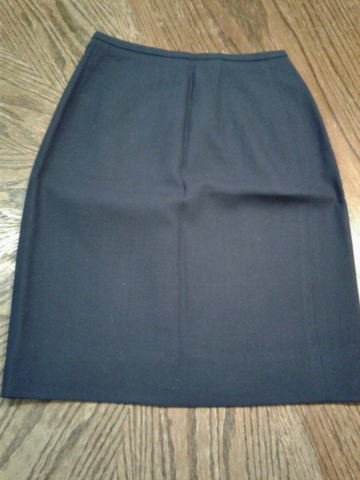 Vintage Jones New York Womens 2 Petite Blue Wool Skirt Blazer U.S. Seal (cb16)