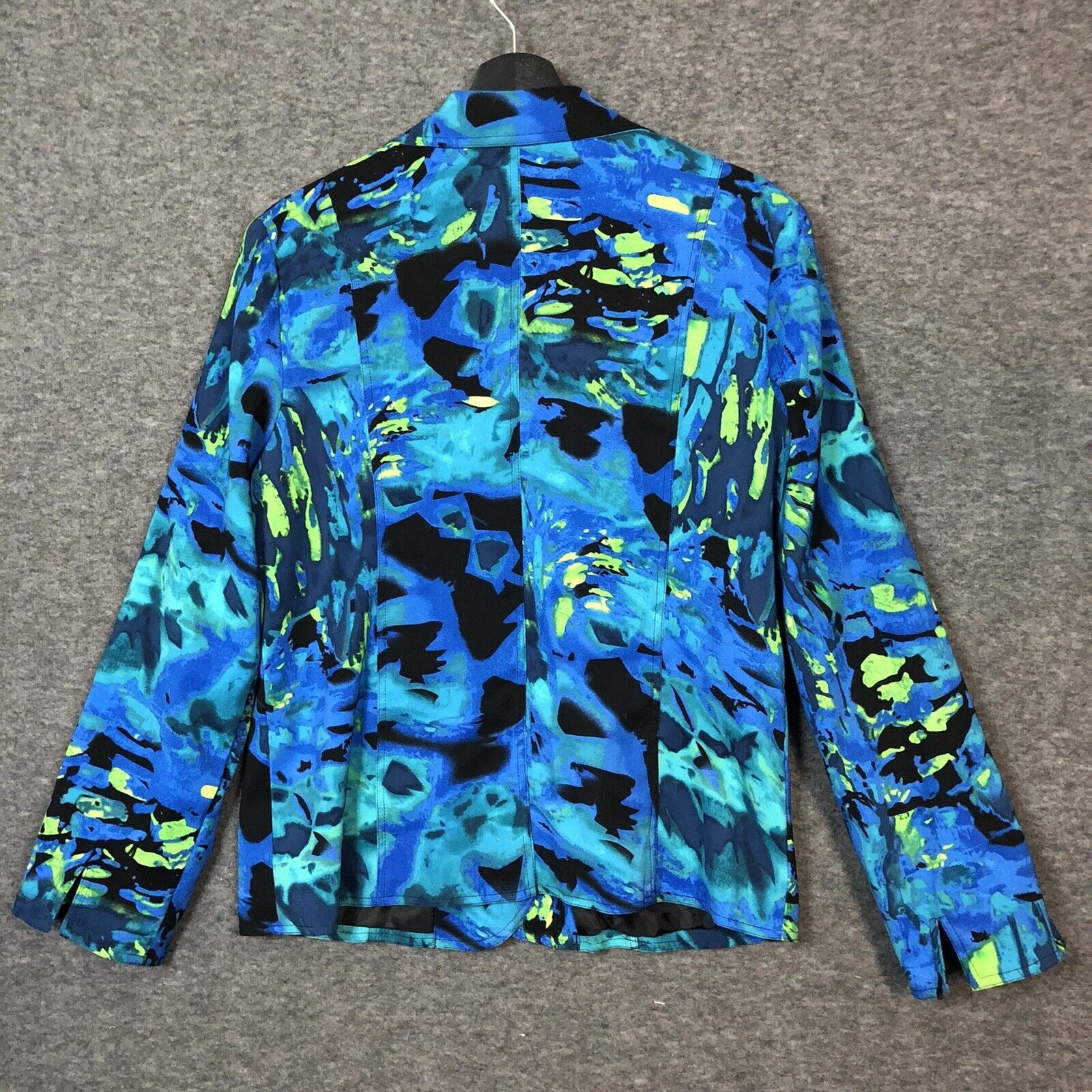 ERIN LONDON Blazer Womens M Y2K VTG Colorful 3 Button Lined Designer Jacket