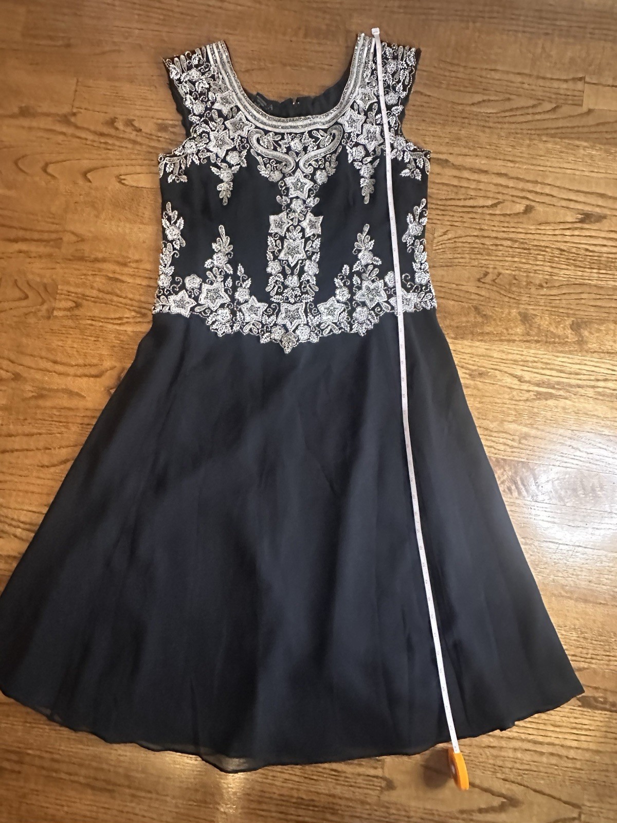 Vintage Y2K Fairycore Celestial Beaded Midi Dress Fairy Goth Gown Standout Glam