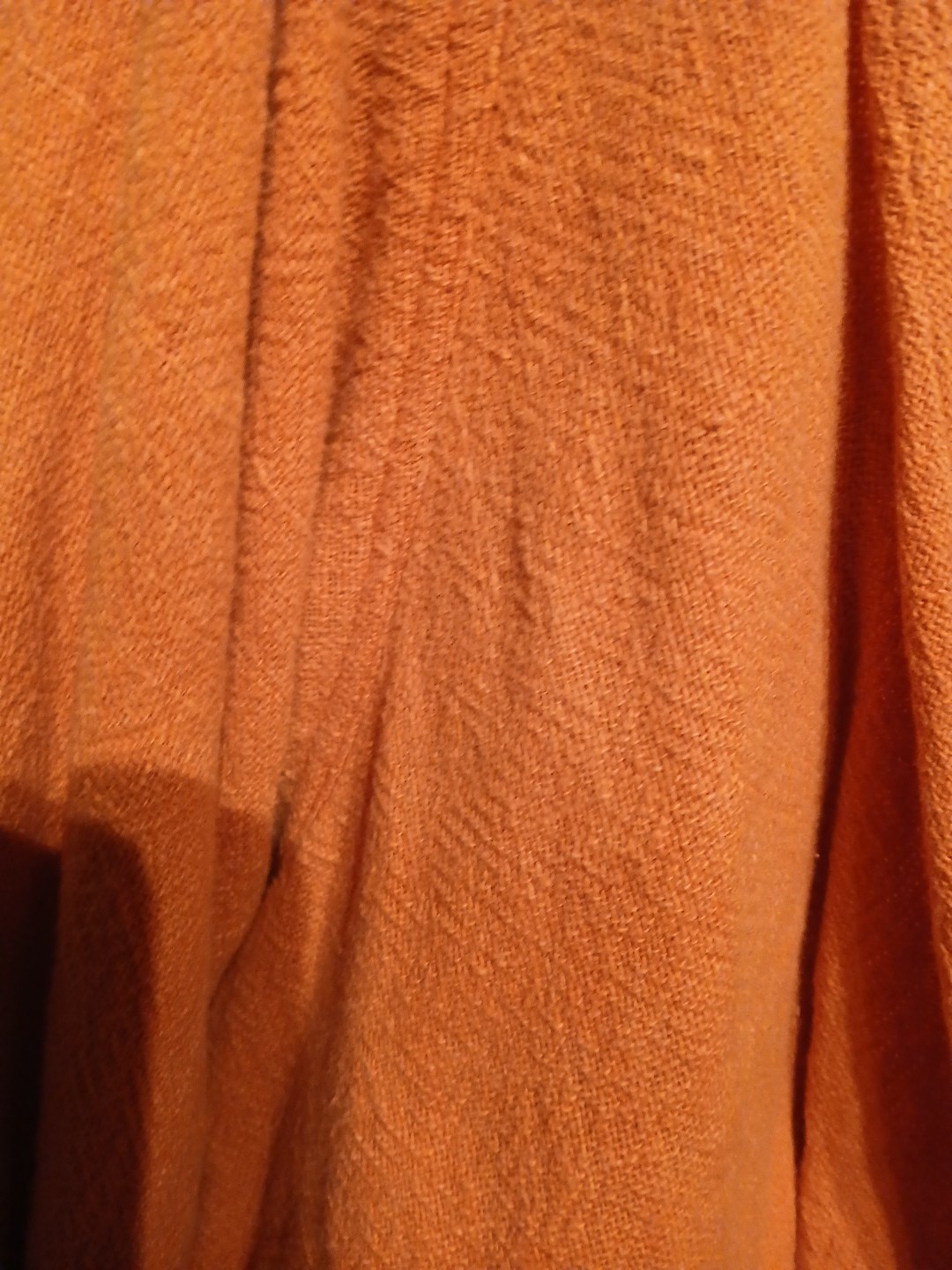 Vtg 1990s Sangam Imports Pumpkin Culotte-Skirt & Chic Jacket India S/L