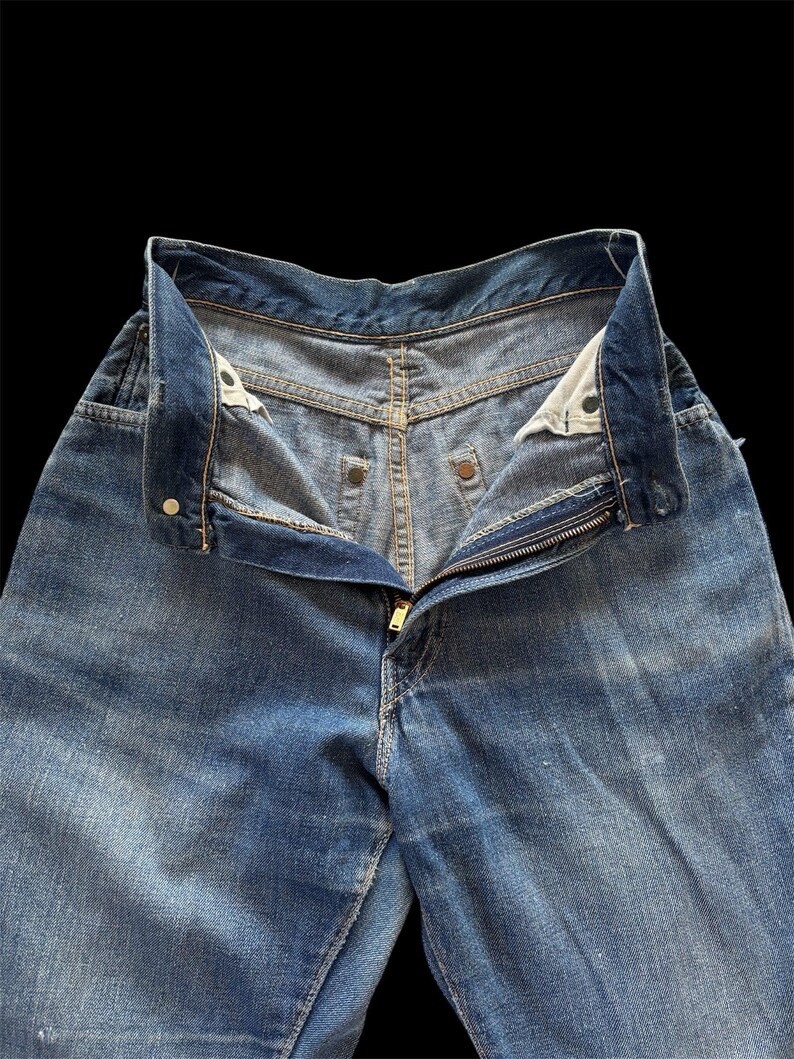 1950s Vintage Levi’s 701 jeans big E Hidden Rivets 27”