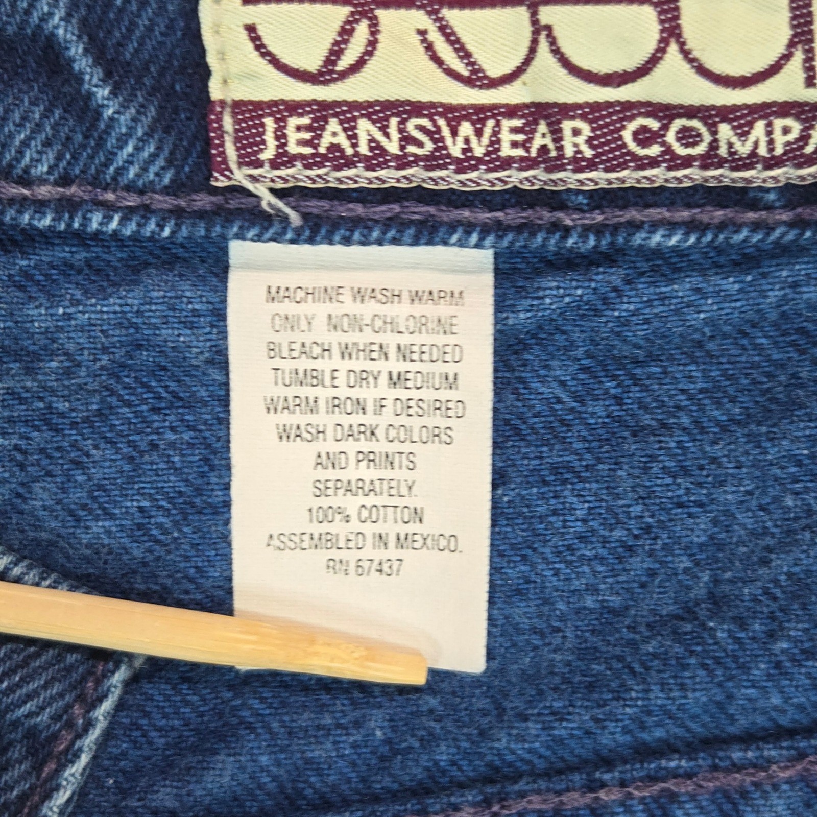 Sasson Mom Jeans Womens 30 Dark Blue High Waisted Tapered Leg Vintage 90s Cotton