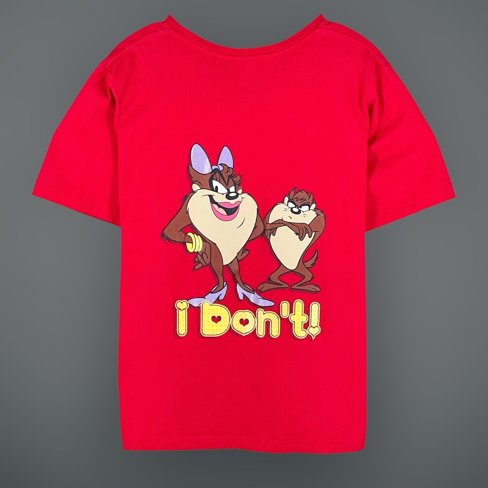 Vintage Taz Valentines Day T Shirt Single Stitch Size 3xl Tasmanian Devil