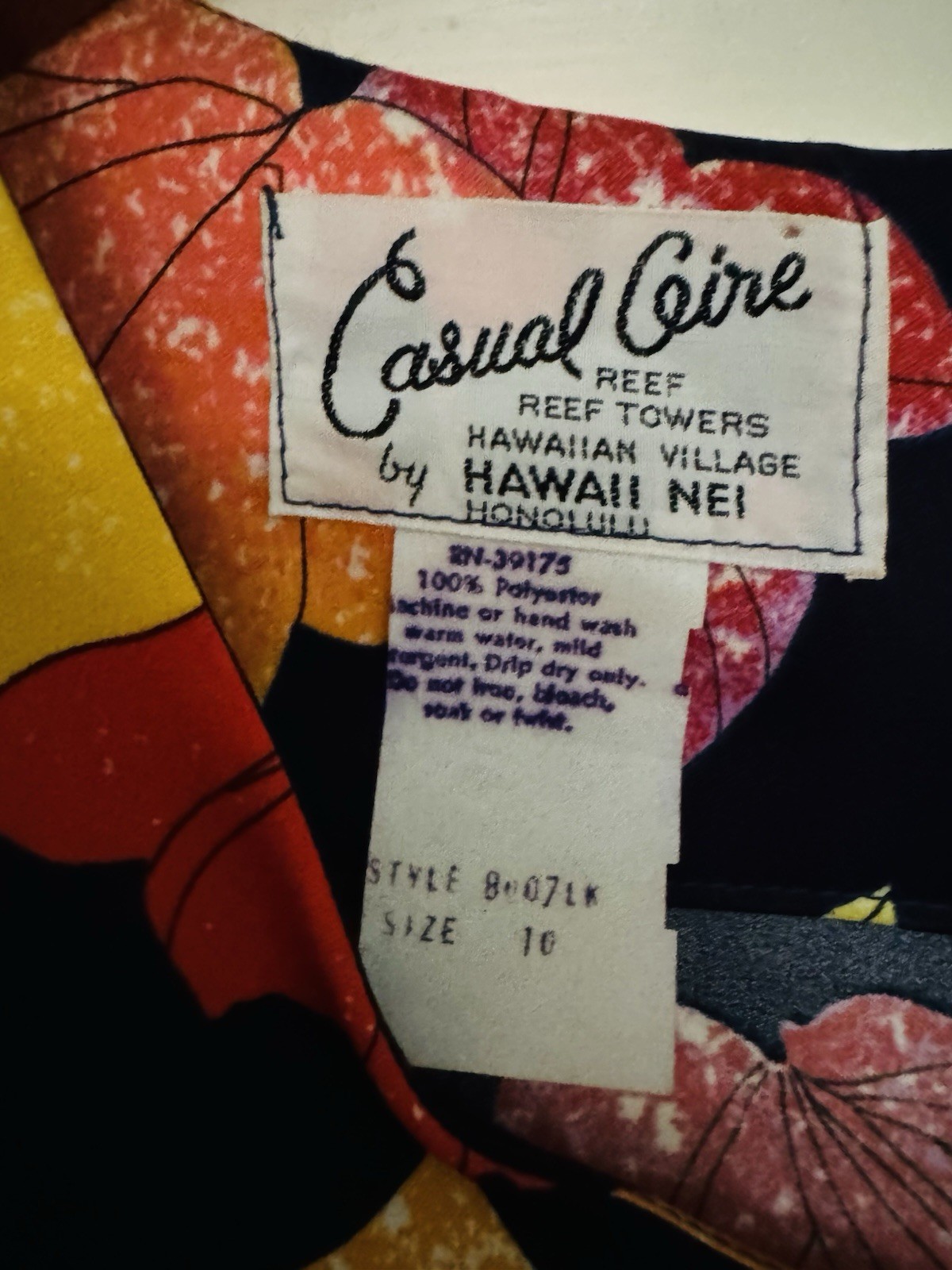 Vintage Casual Ceire Hawaiian Maxi Dress By Hawaii Nei Honolulu Size 10 Floral