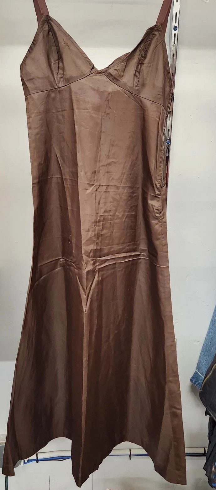 Vtg 1960-70’s Long Multi Color Knit Boho Hippie Dress Granny Core