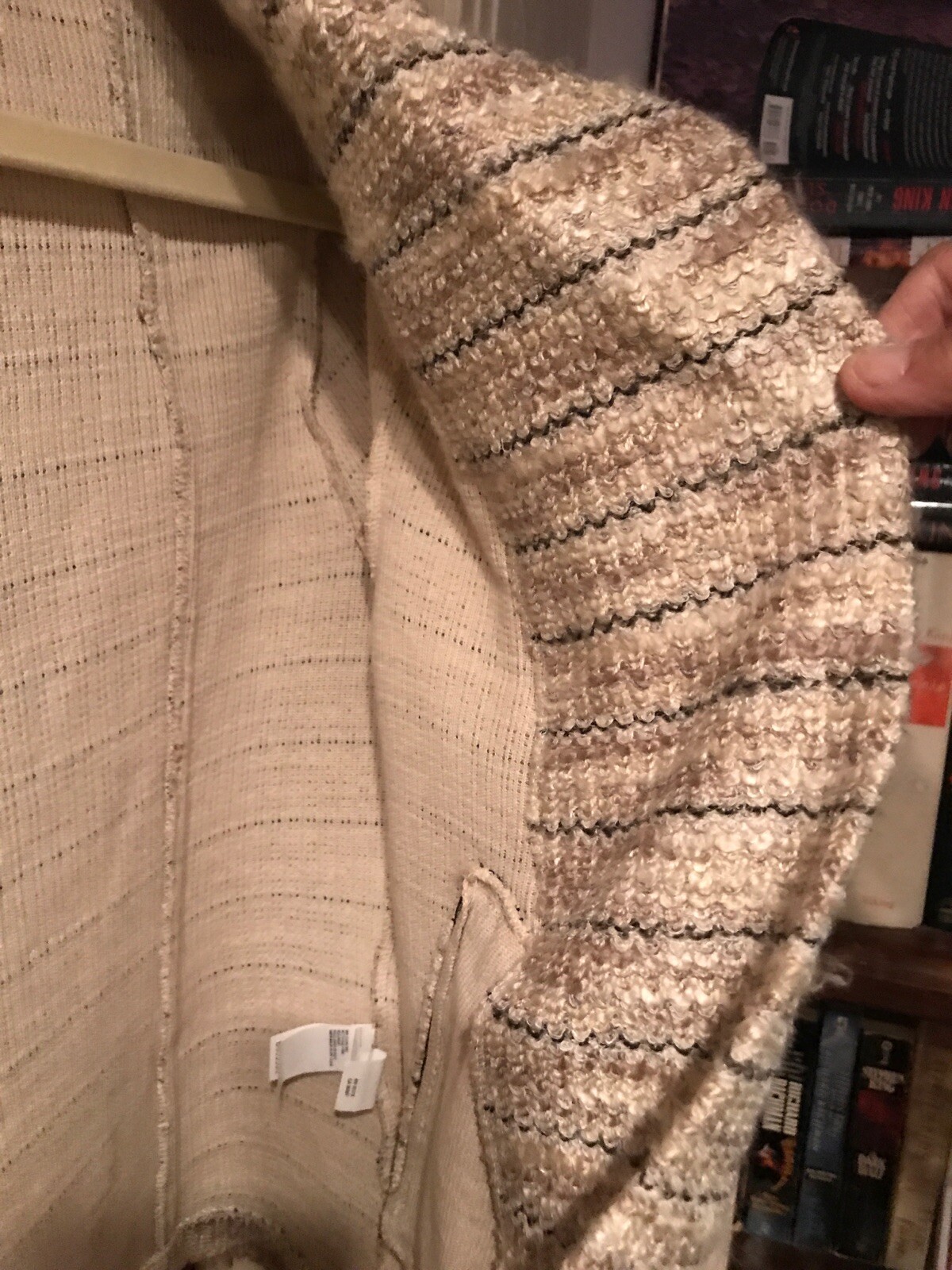 Womens Jacket By Lucky Brand From Los Angeles Size S Textured Lightly Worn
