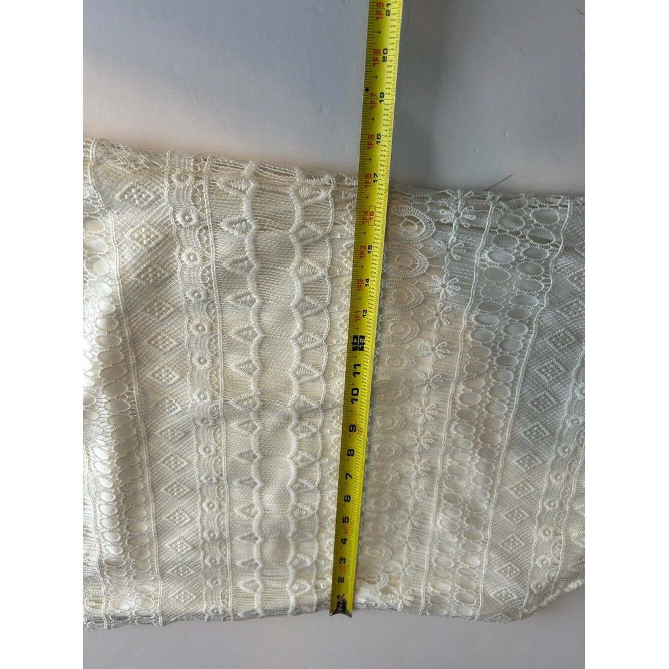 Cato Ivory Lace Crochet Midi Dress Sleeveless Boho Romantic Size 10 Gargen Party